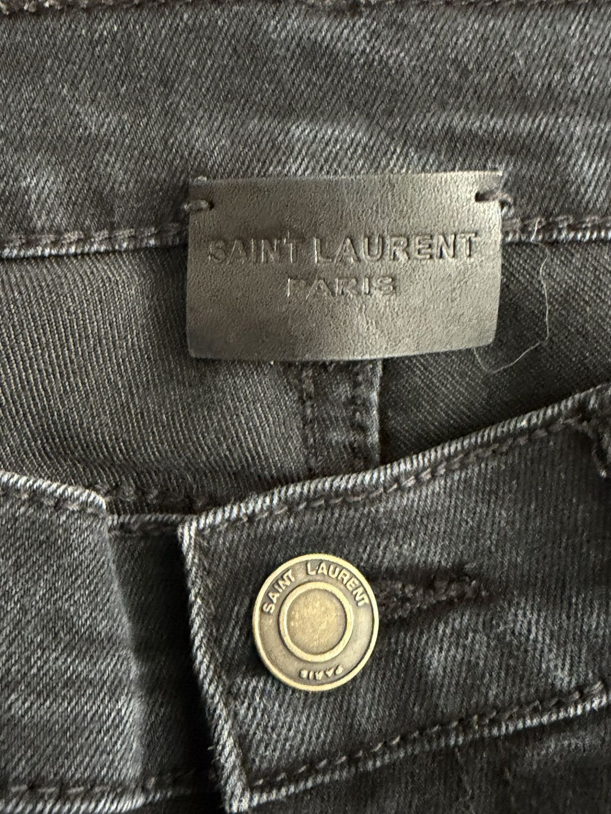 Saint Laurent Paris Saint Laurent Logo Skinny jeans Size US 27 - 6 Thumbnail