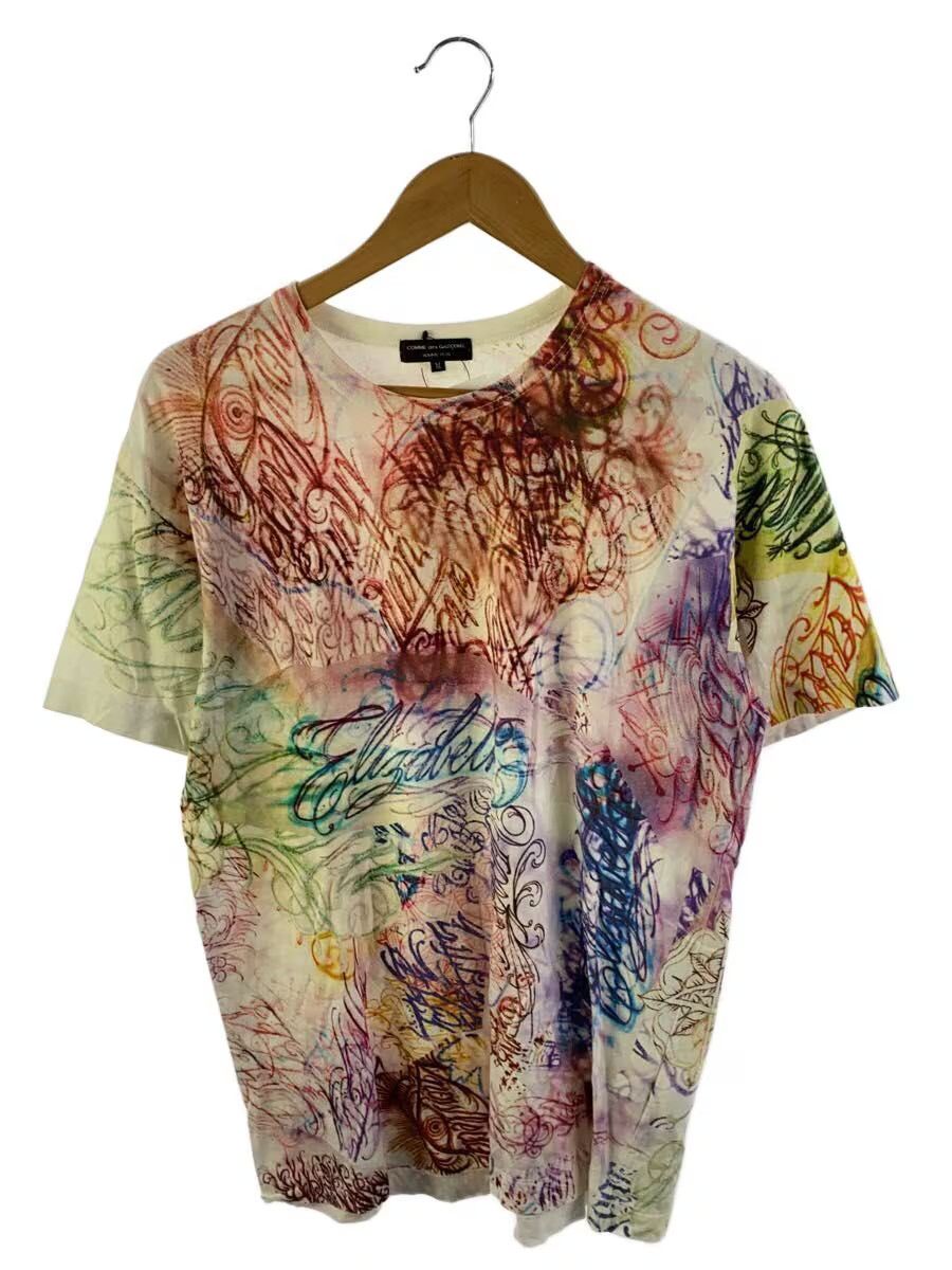 Comme des Garcons Homme Plus Allover Cursive Writing Tee Size US M / EU 48-50 / 2 - 1 Thumbnail
