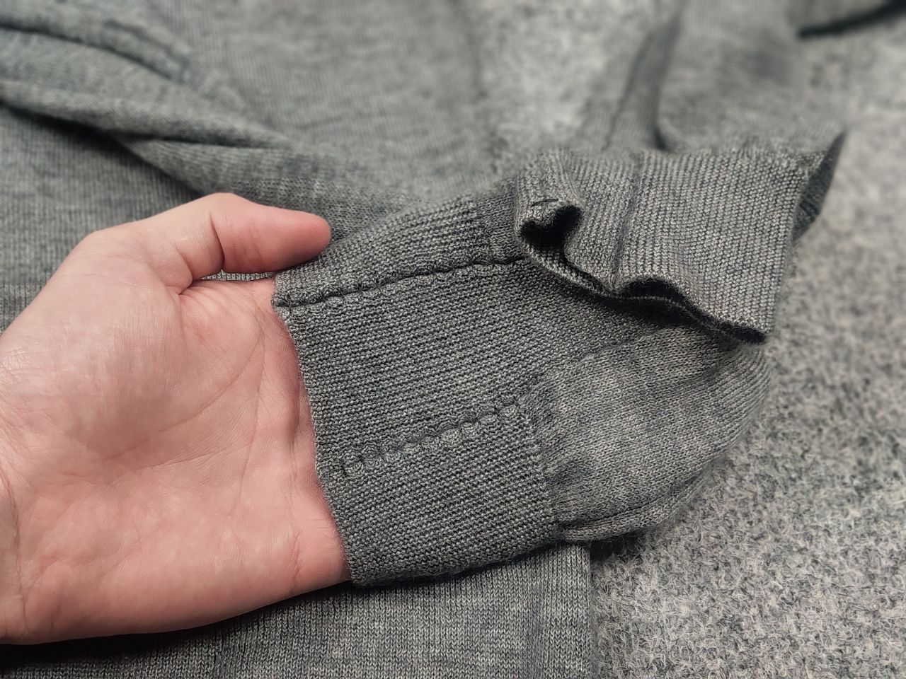 Layer-0 Layer-0 ssm22-13 Design Cashmere Scarstitch Overlock Sweater Size US XL / EU 56 / 4 - 13 Thumbnail