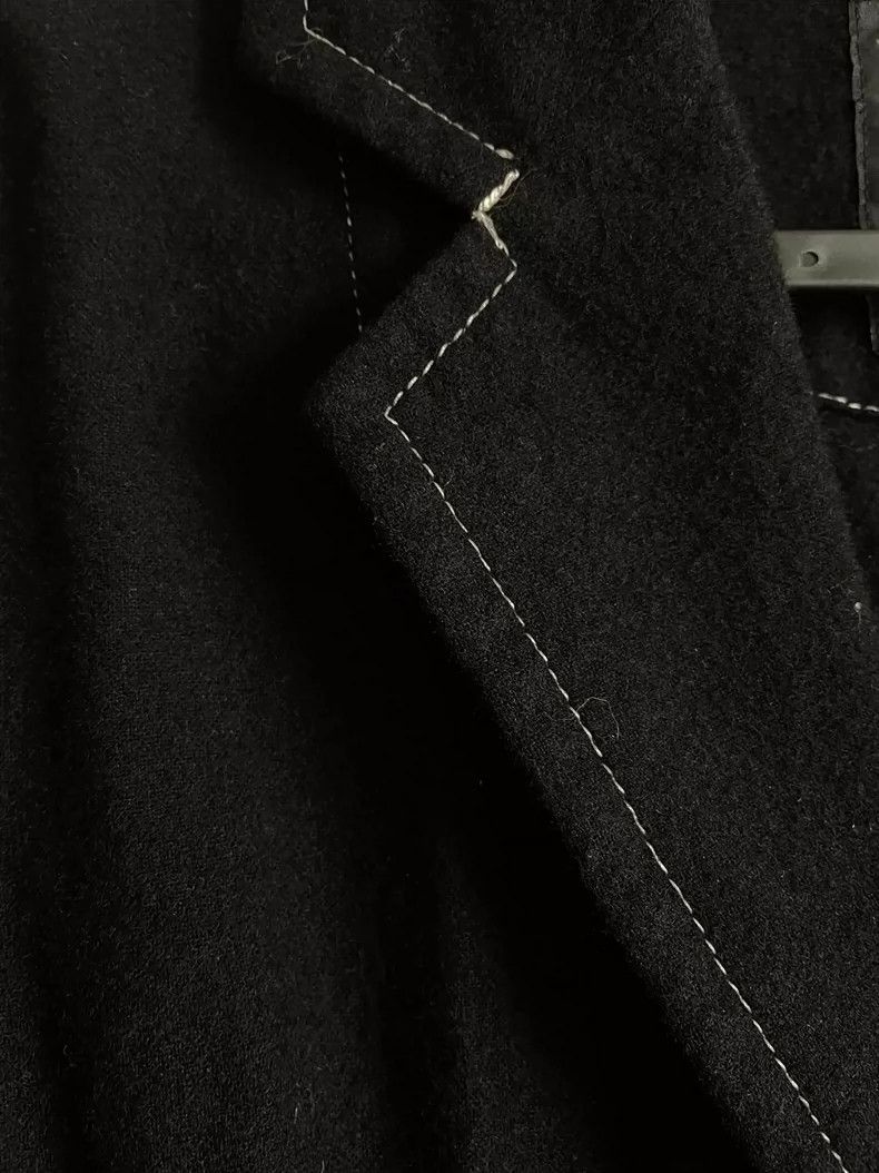Y's Y's Black open-line wool jacket Size US M / EU 48-50 / 2 - 3 Thumbnail