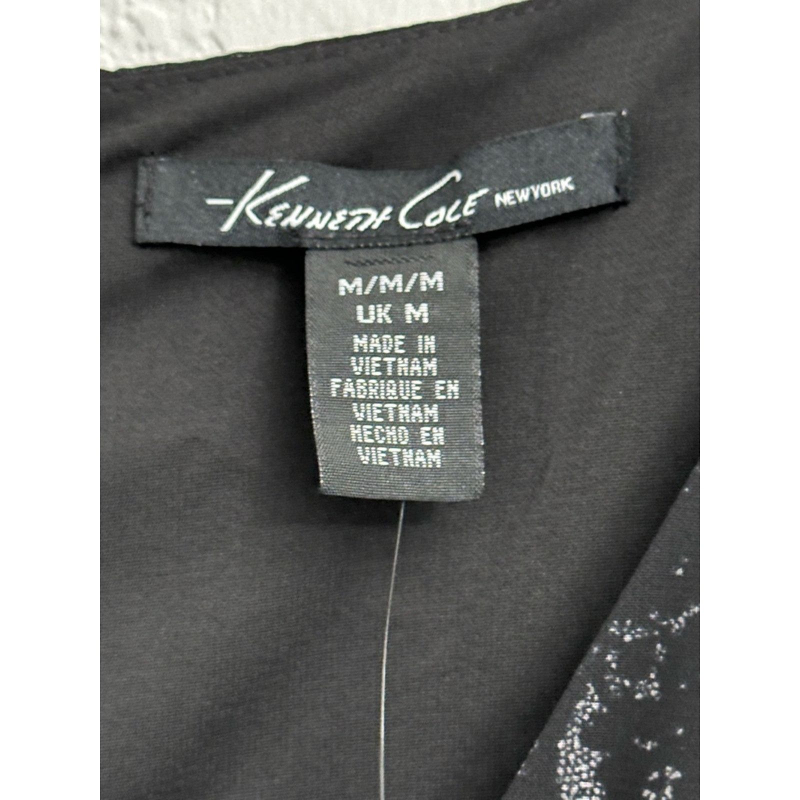 Kenneth Cole Kenneth Cole Evelin Hi Low Ruffle Dress Women M Black Size M / US 6-8 / IT 42-44 - 3 Thumbnail