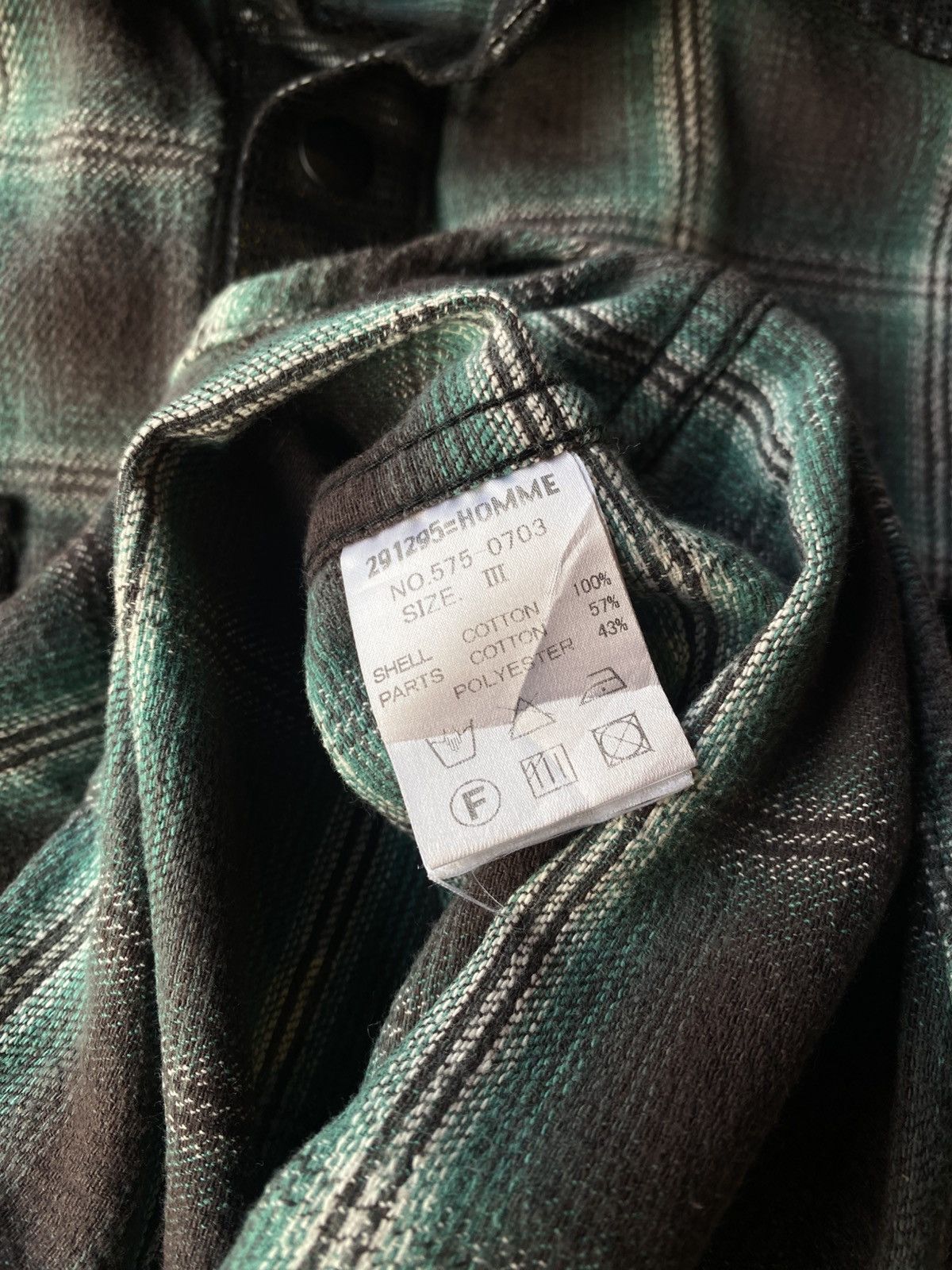 Japanese Brand 291295=homme snakeskin flannelshirt Size US L / EU 52-54 / 3 - 9 Thumbnail