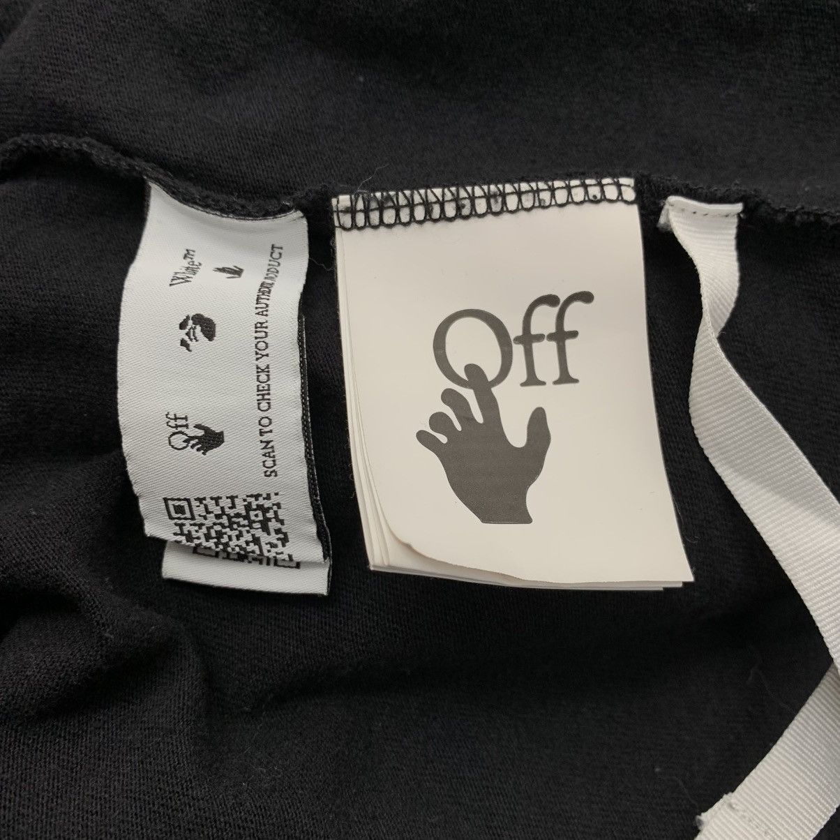 Off-White Off White Large Tee Acrylic Arrows Black T-Shirt Virgil Size US L / EU 52-54 / 3 - 5 Thumbnail
