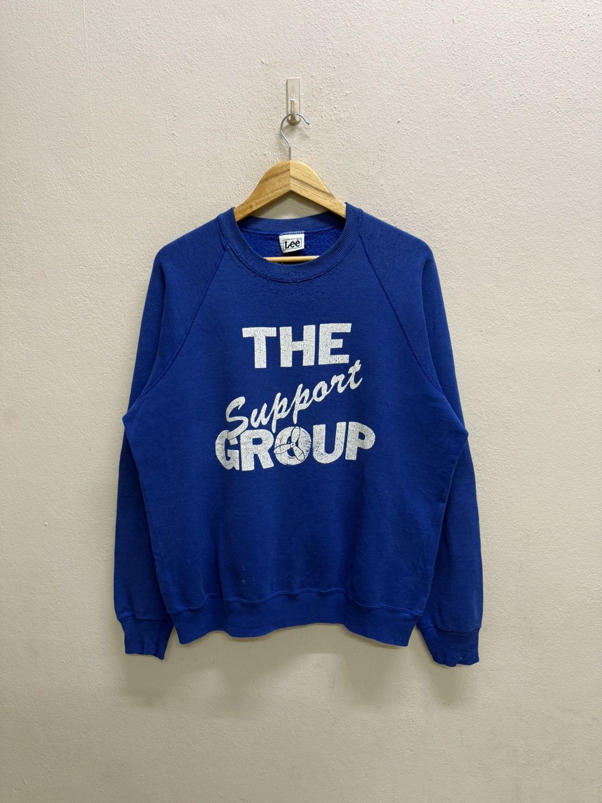 Lee Vintage 90s Lee The Suport Group Crewneck Sweatshirt Size US L / EU 52-54 / 3 - 18 Thumbnail