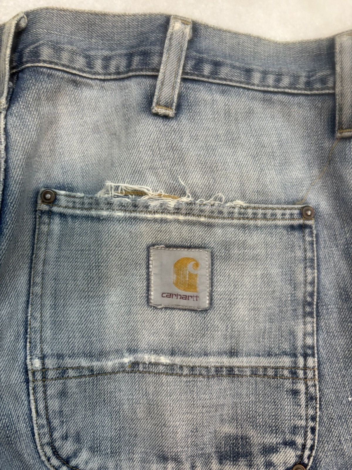 Carhartt Vintage carhartt painted double knee denim Size US 36 / EU 52 - 6 Thumbnail