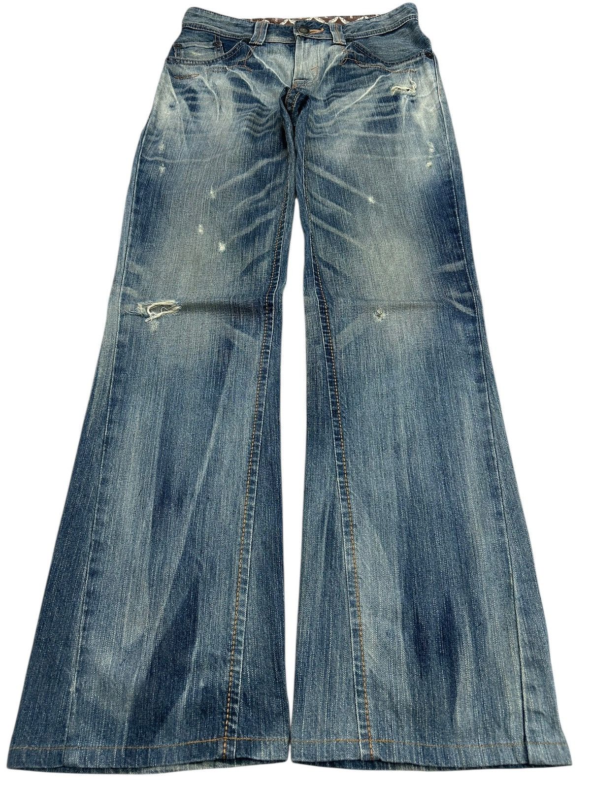 Hysteric Glamour Flared Edwin XV Mud Washed Distressed Size US 29 - 1 Thumbnail