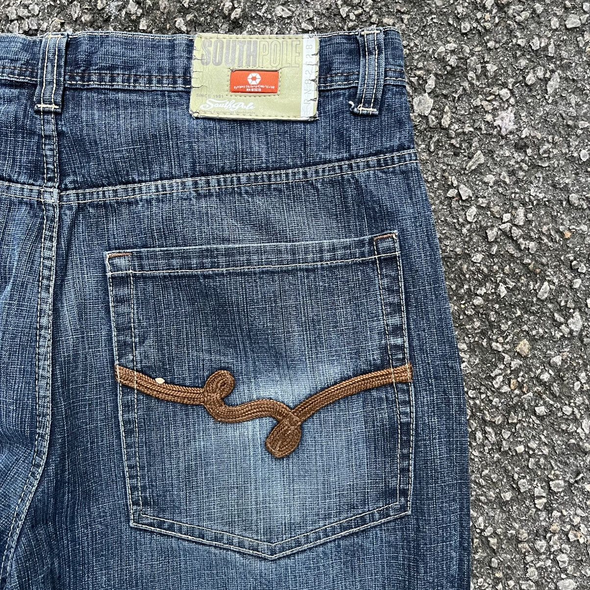 Southpole Y2K Southpole Orange Tab Baggy Jeans Faded Blue Denim Jnco Size US 38 / EU 54 - 11 Thumbnail