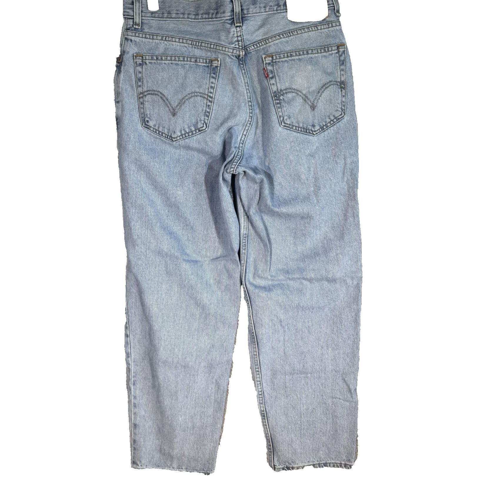 Levi's VINTAGE Levi's 560 Jeans Mens 33x30 Denim Relaxed Tapered Comfort Fit Blue 90s Y2K USA Cowboy Size US 33 - 2 Thumbnail