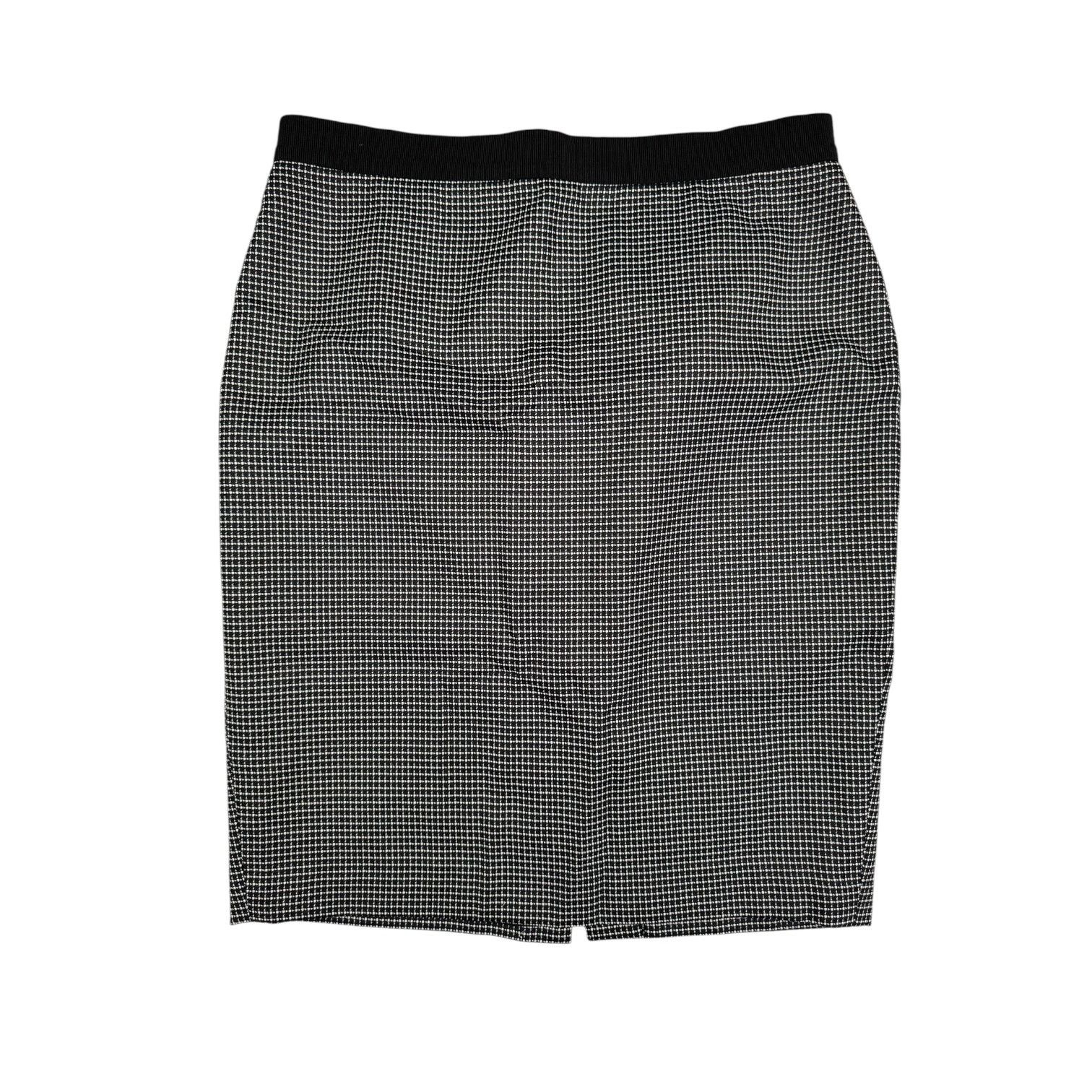 Ann Taylor Ann Taylor Women’s Pencil Skirt Black & White Checked Size 8 Size 30" / US 8 / IT 44 - 1 Thumbnail