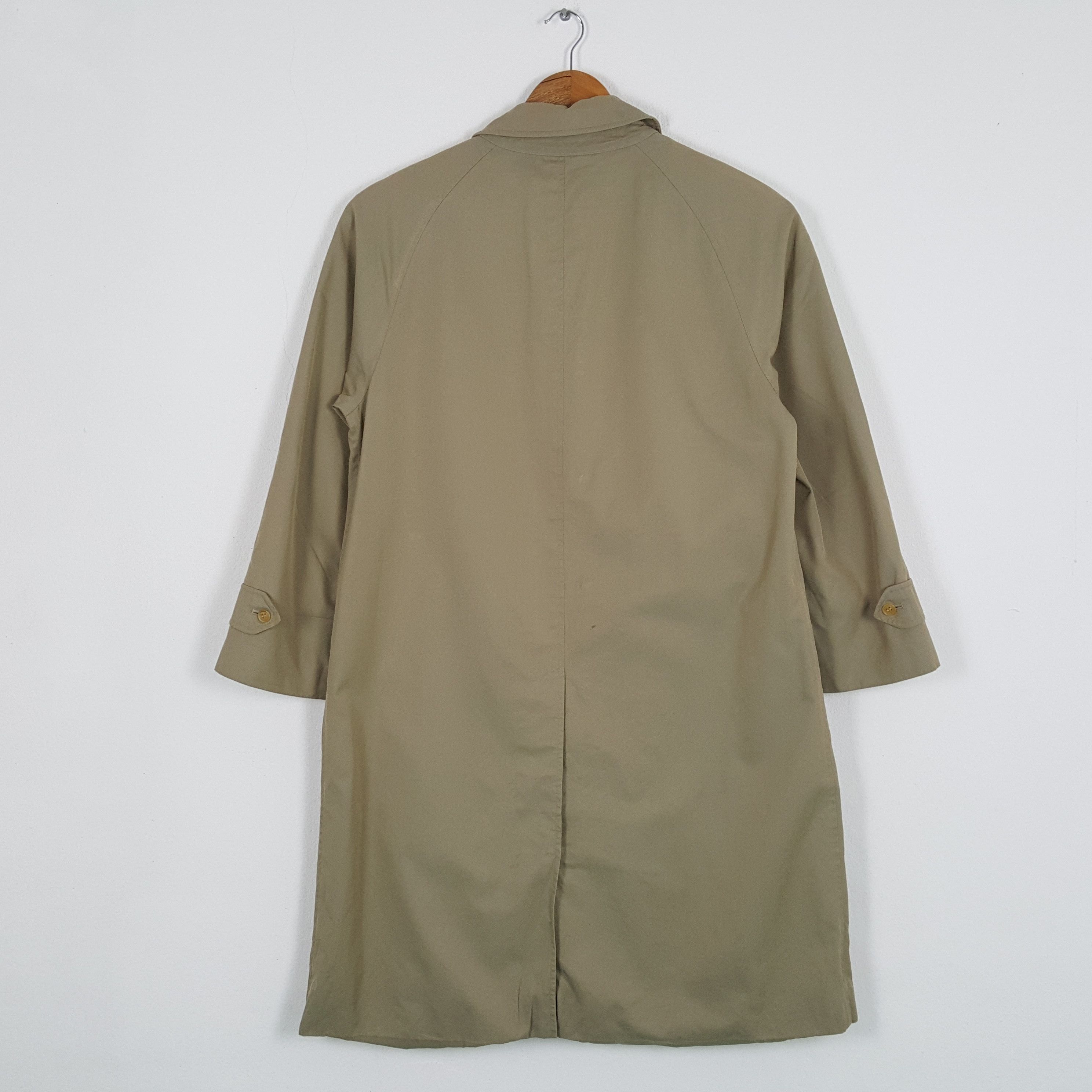 Burberry × Vintage Vintage BURBERRYS Nova Check Design Trench Coat Jacket Size US L / EU 52-54 / 3 - 3 Thumbnail