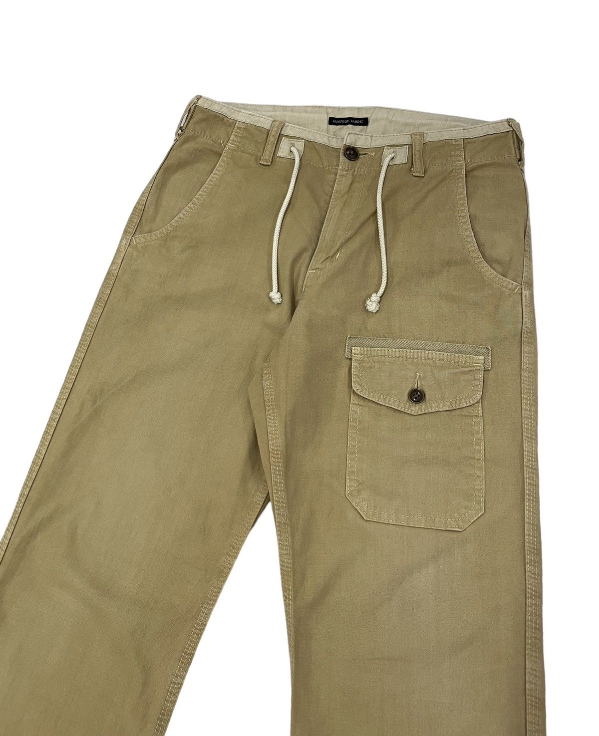 image of Beams Plus x Orslow Beams Japan Cargo Pants in Khaki, Men's (Size 30)