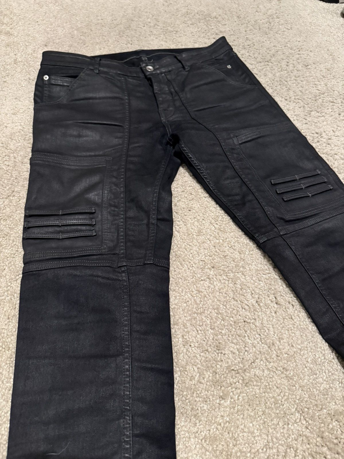 Rick Owens × Rick Owens Drkshdw Rick Owen Drkshdw Waxed Nagakin Cut Denim Size US 32 / EU 48 - 1 Thumbnail