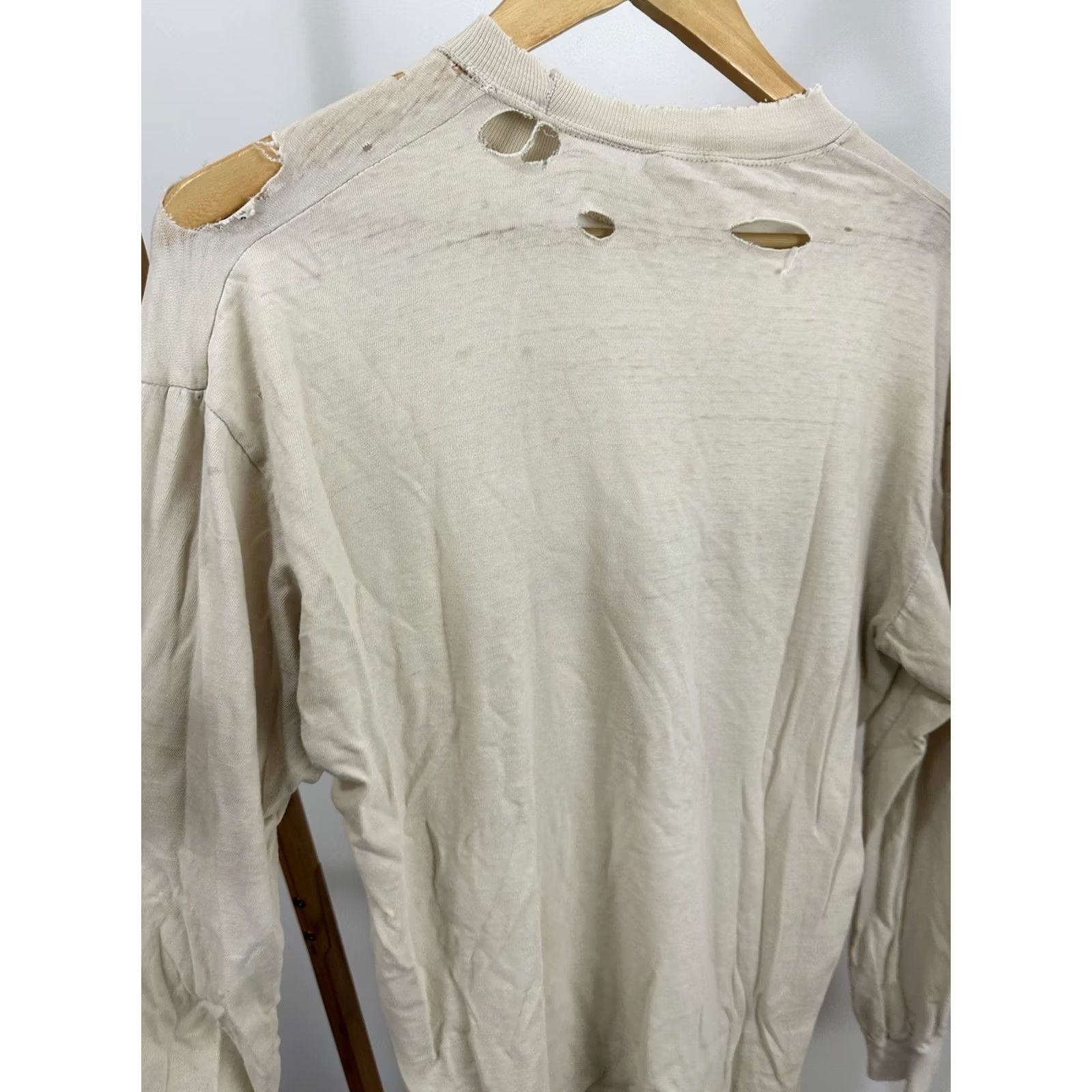 Vintage VINTAGE 80s Corvette Summer Summit LS T-Shirt L Cream Mens Size US L / EU 52-54 / 3 - 6 Thumbnail