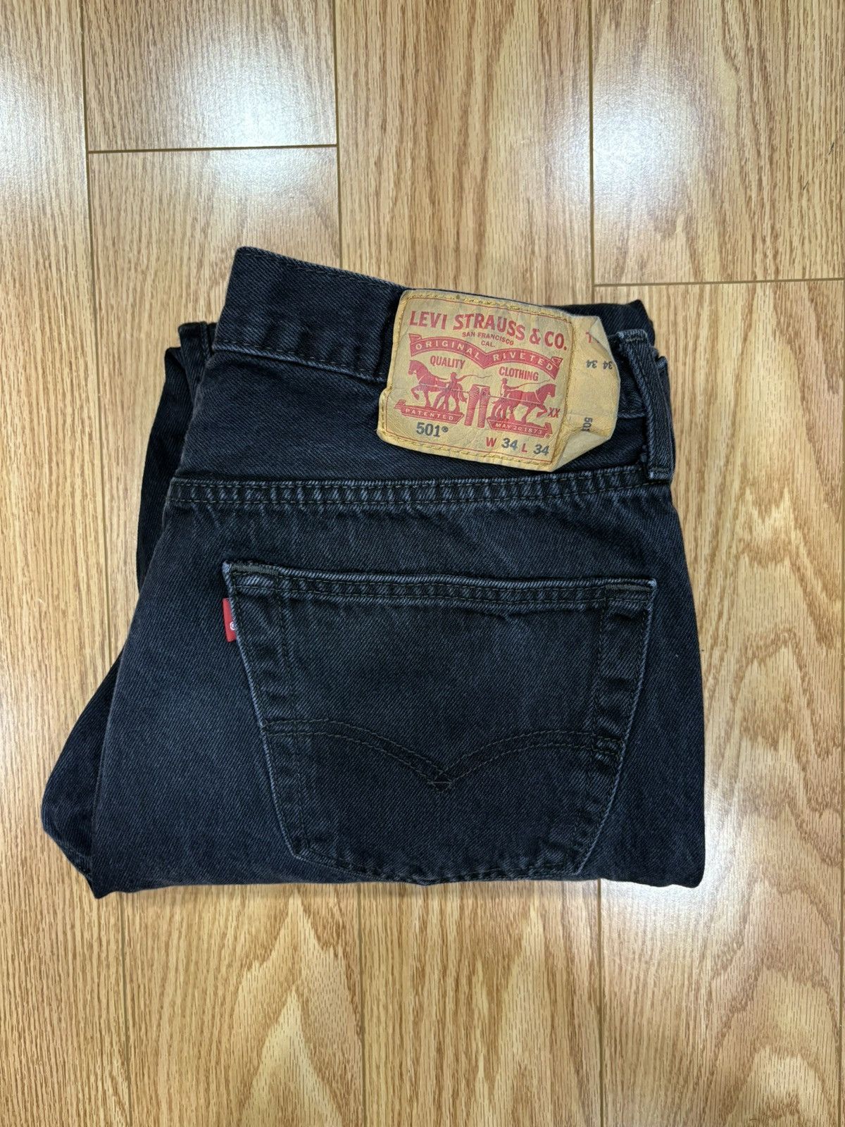 Levi's Vintage Clothing Vintage Levis 501 Denim Jeans Size US 32 / EU 48 - 3 Thumbnail