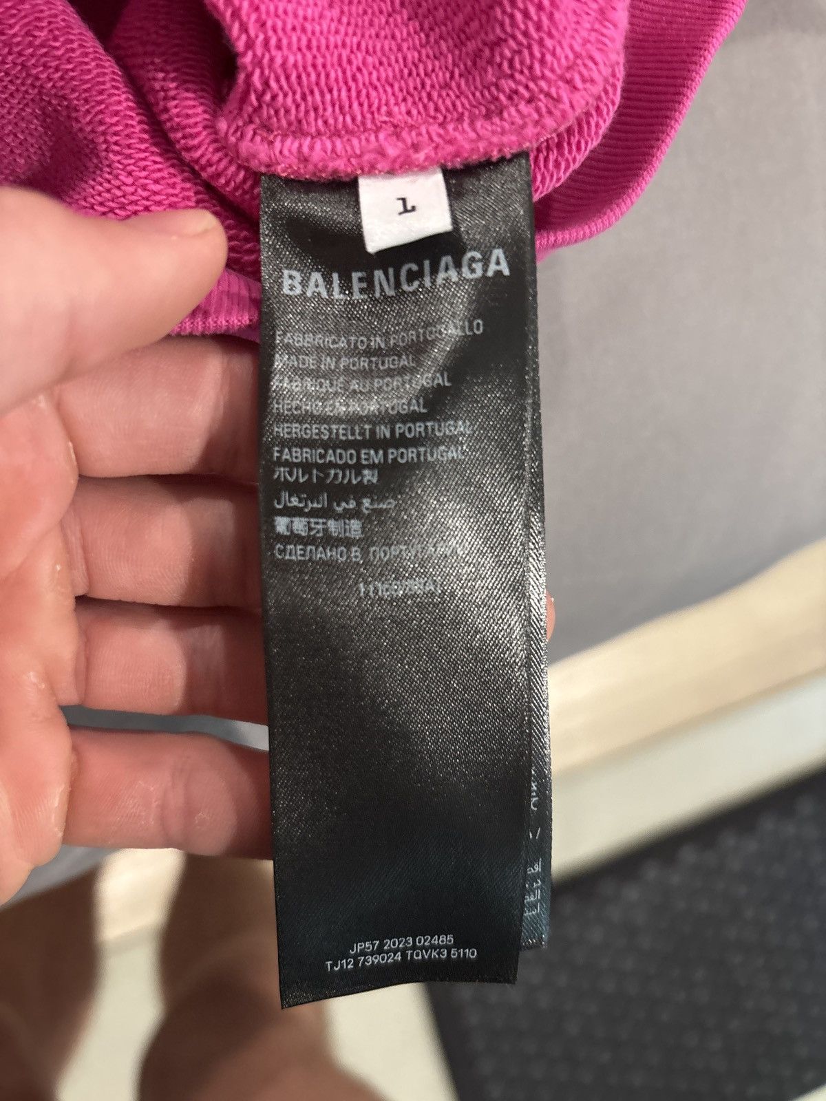 Balenciaga Balenciaga Wifi Hoodie Pink Size US S / EU 44-46 / 1 - 4 Thumbnail
