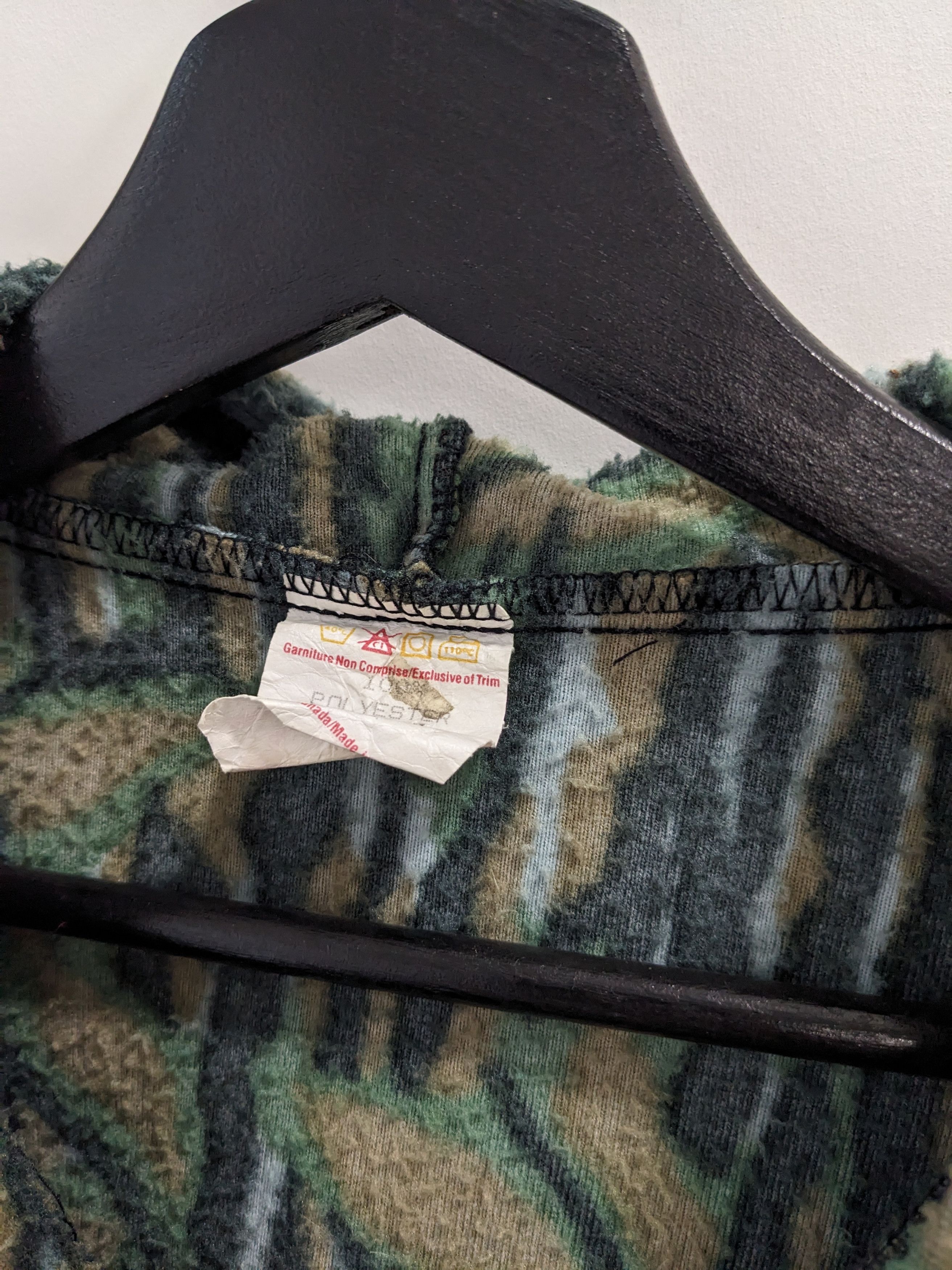 Vintage Vintage Fleece Camo Jacket Camouflage Hunting L Green Size US L / EU 52-54 / 3 - 5 Thumbnail