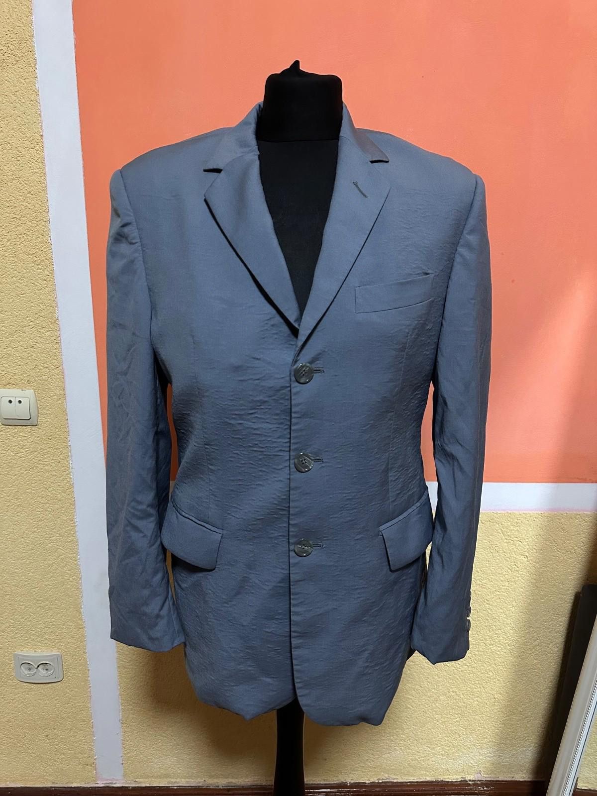 Dolce & Gabbana Dolce & Gabbana Charcoal Black Gray Suit Jacket Blazer Italy Size 48R - 1 Thumbnail