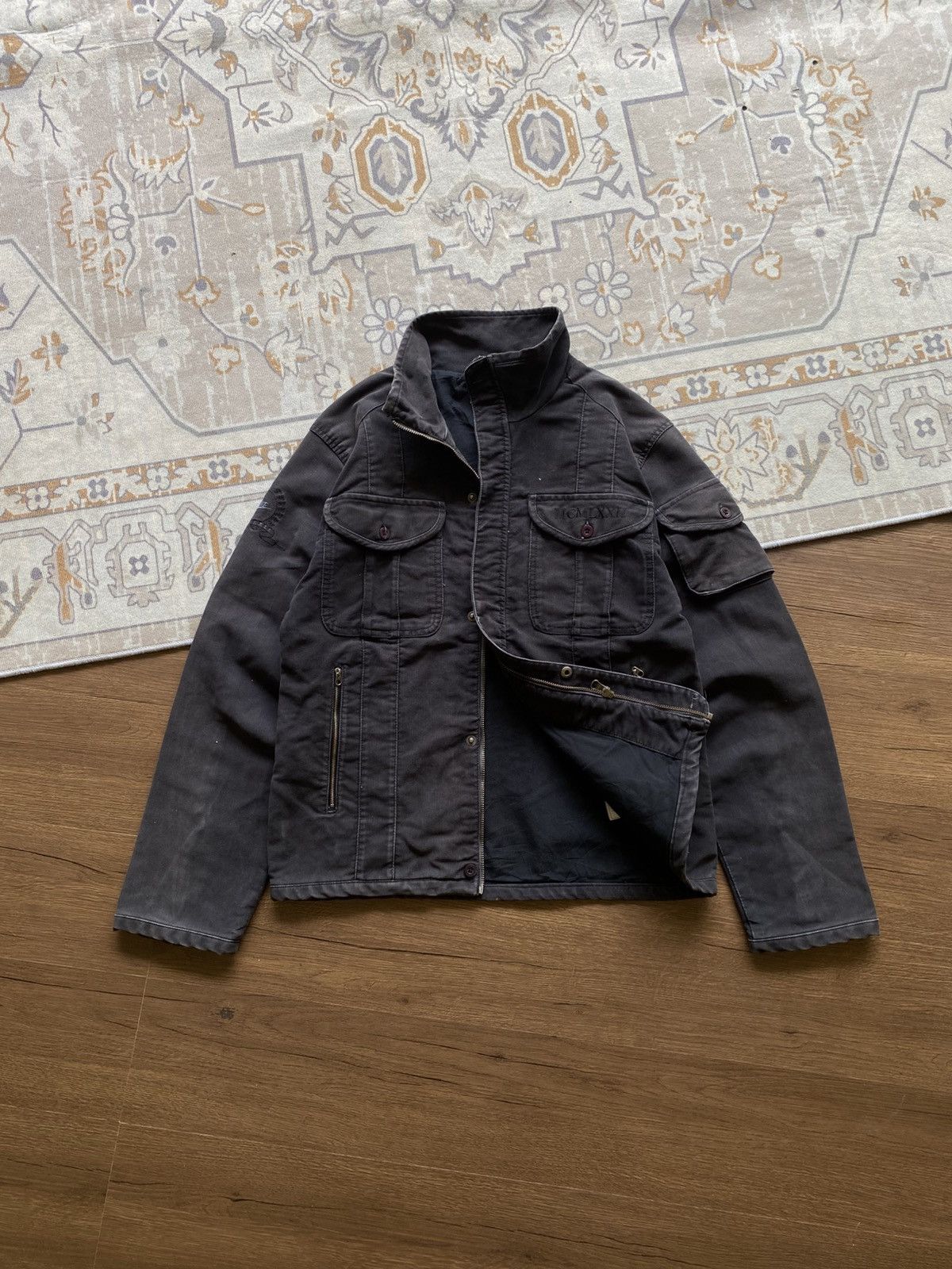 Nike Nike 90's faded black washing Canvas jacket Size US L / EU 52-54 / 3 - 1 Thumbnail