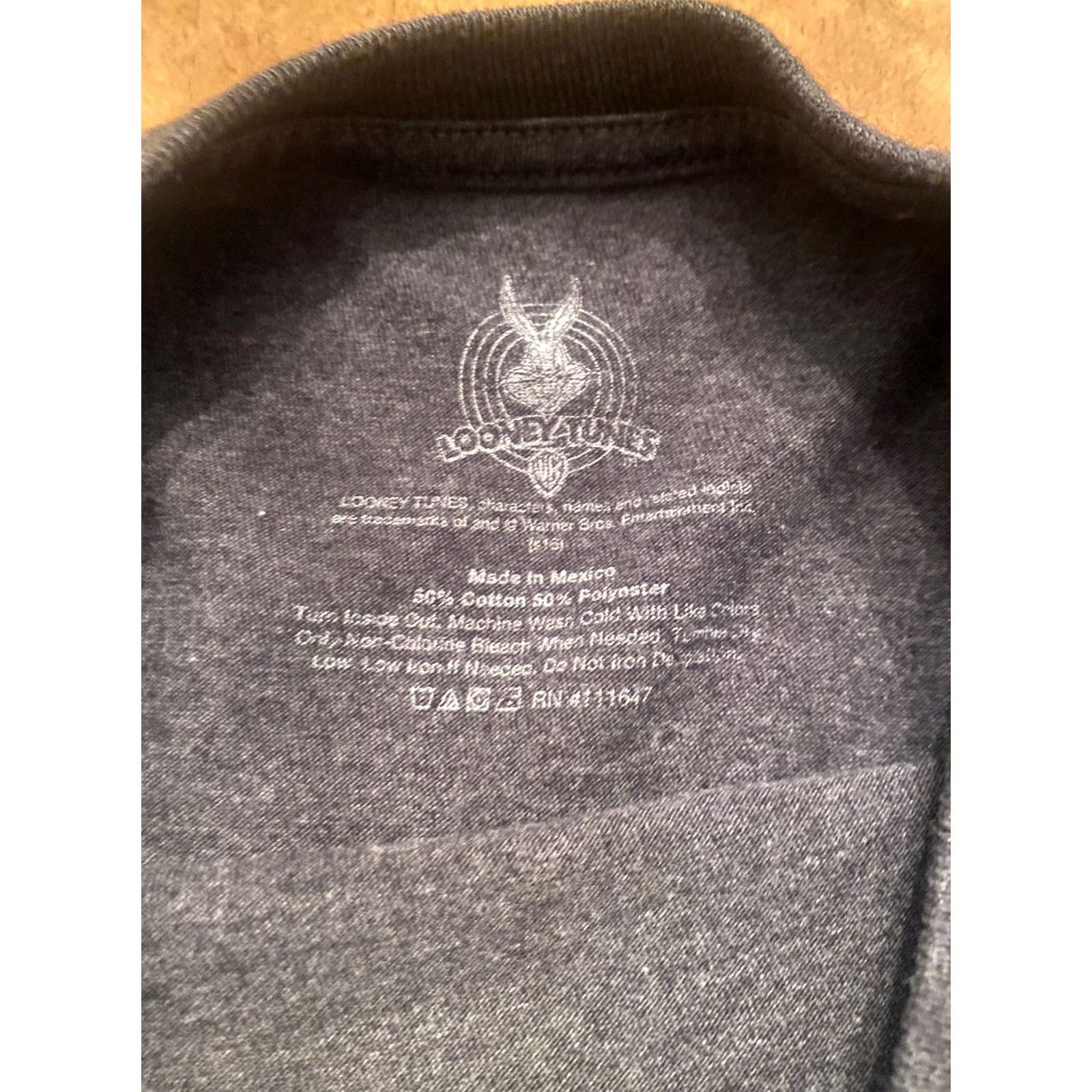 Vintage Bugs Bunny T-Shirt Looney Tunes Space Jam Mens 4XL Gray Cartoon Size US XXL / EU 58 / 5 - 3 Thumbnail