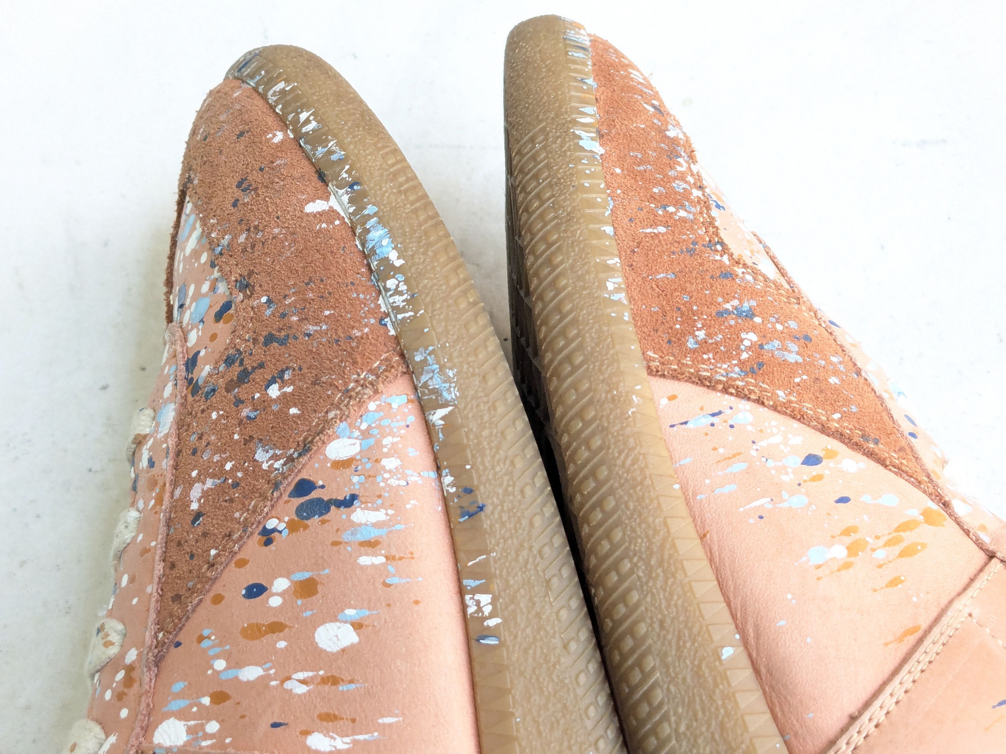 Maison Margiela Maison Margiela GAT Replica Orange Paint Splatter 10 43 Low Size US 10 / EU 43 - 8 Thumbnail
