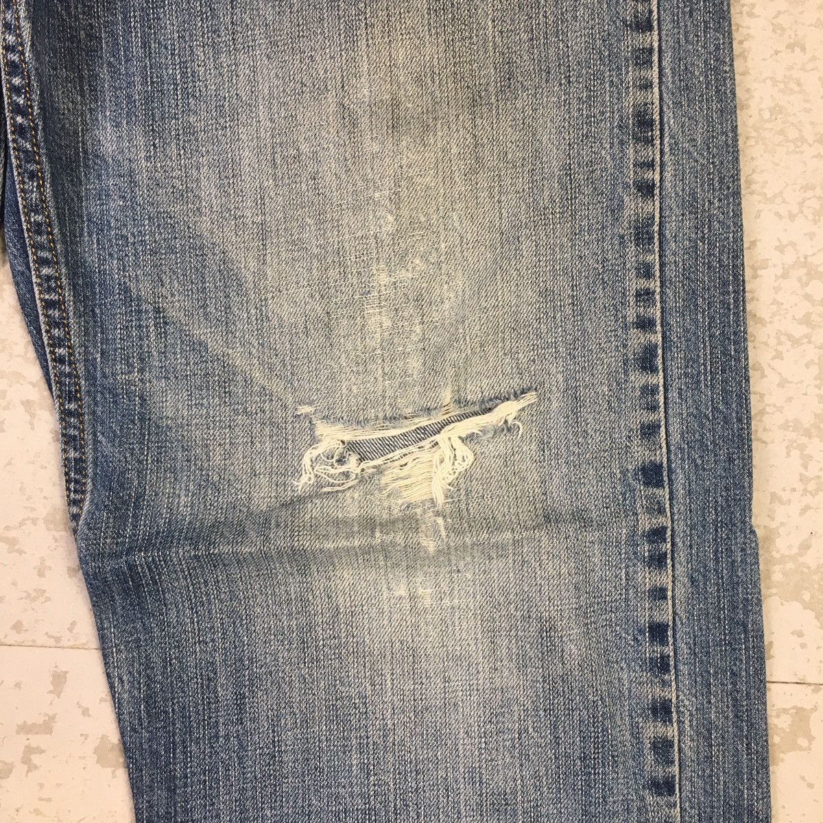 Levi's Distressed Levis 569 Vintage Style Jeans Size US 36 / EU 52 - 5 Thumbnail