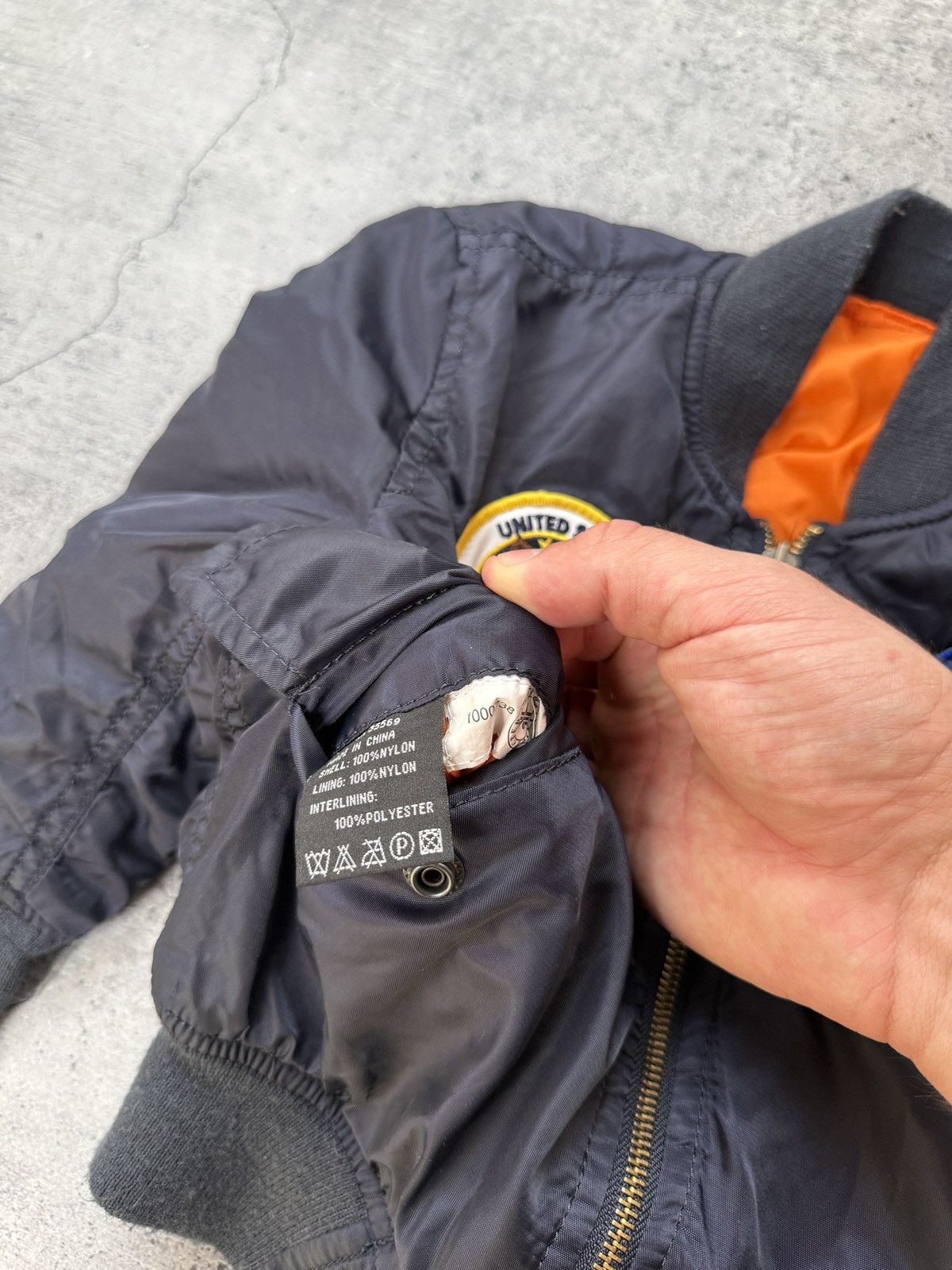 Alpha Industries Vintage Alpha Industries Bomber Jacket MA-1 children size Size US XXS / EU 40 - 5 Thumbnail
