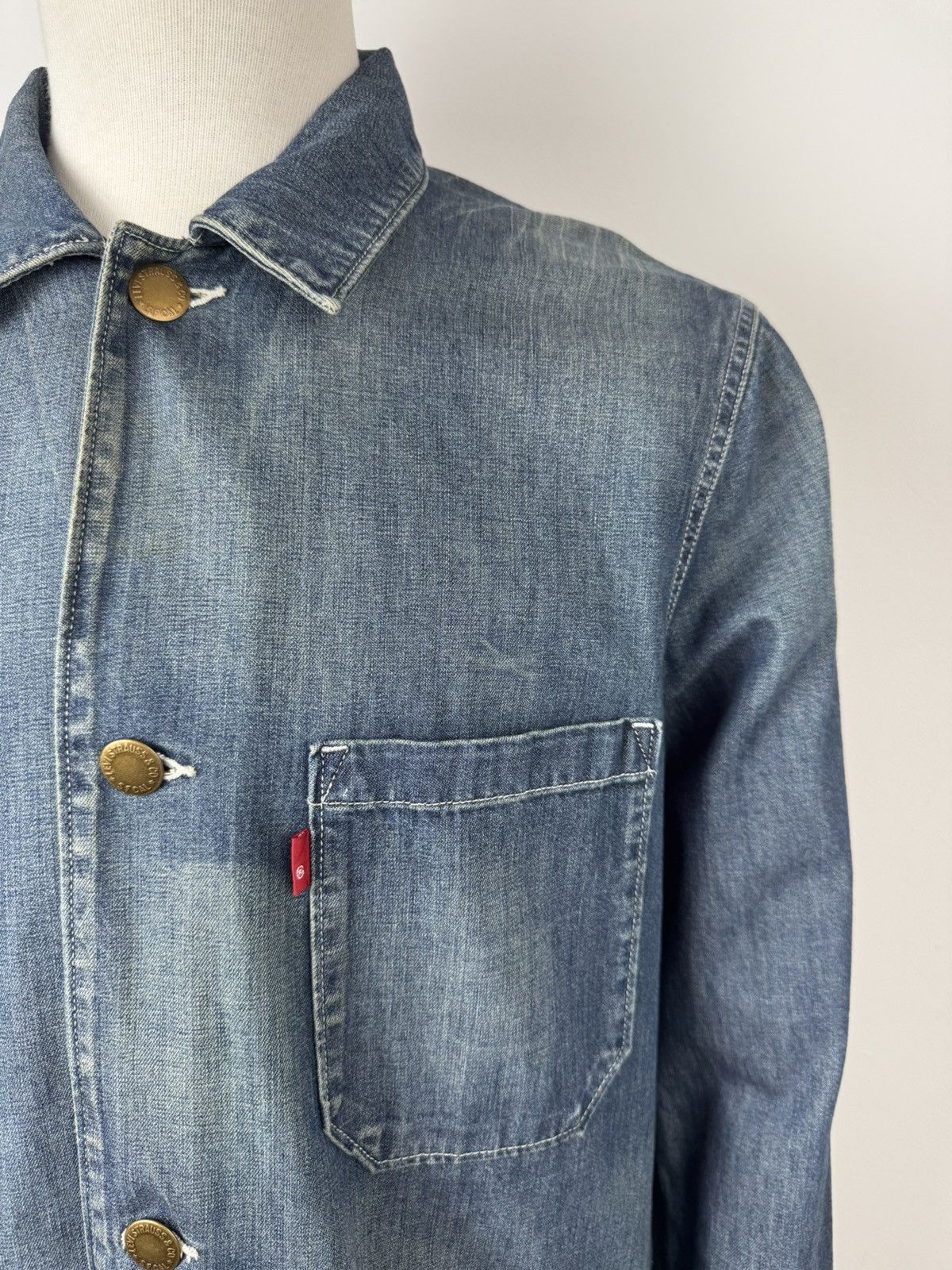 Levi's Men’s Vintage Levi’s Denim Jacket size L Size US L / EU 52-54 / 3 - 3 Thumbnail