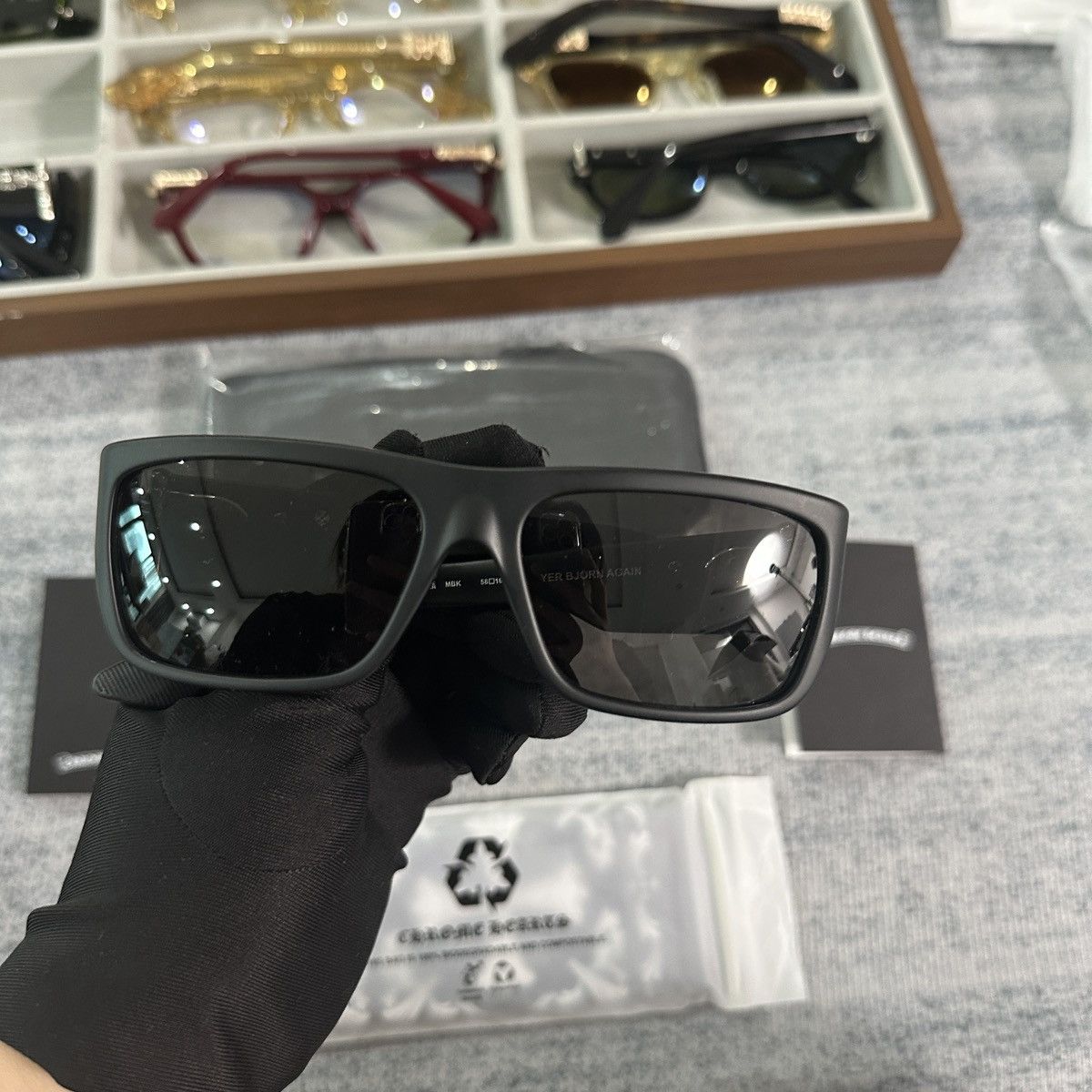 Chrome Hearts CHROME HEARTS YER BJORN AGAIN SUNGLASSES Size ONE SIZE - 3 Thumbnail