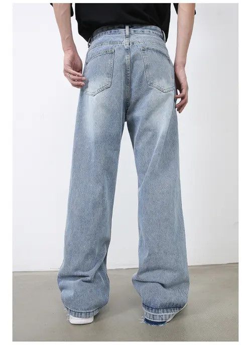 VIBE American retro high street trendy ripped jeans Size US 32 / EU 48 - 5 Thumbnail