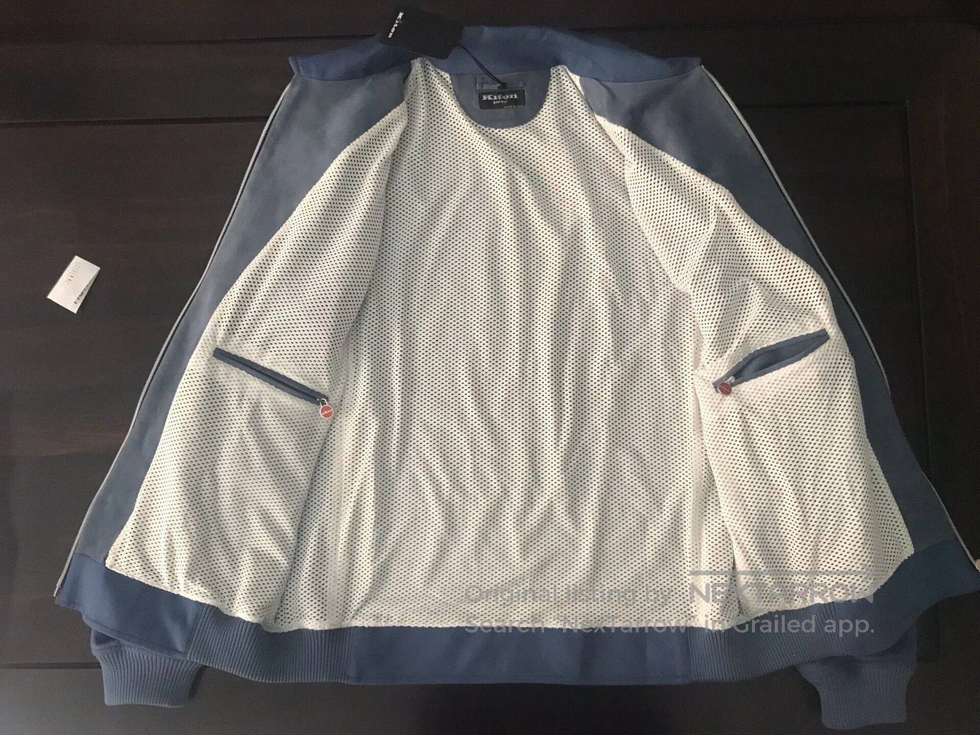 Kiton new kiton cashmere jacket in light blue. Size US L / EU 52-54 / 3 - 7 Thumbnail