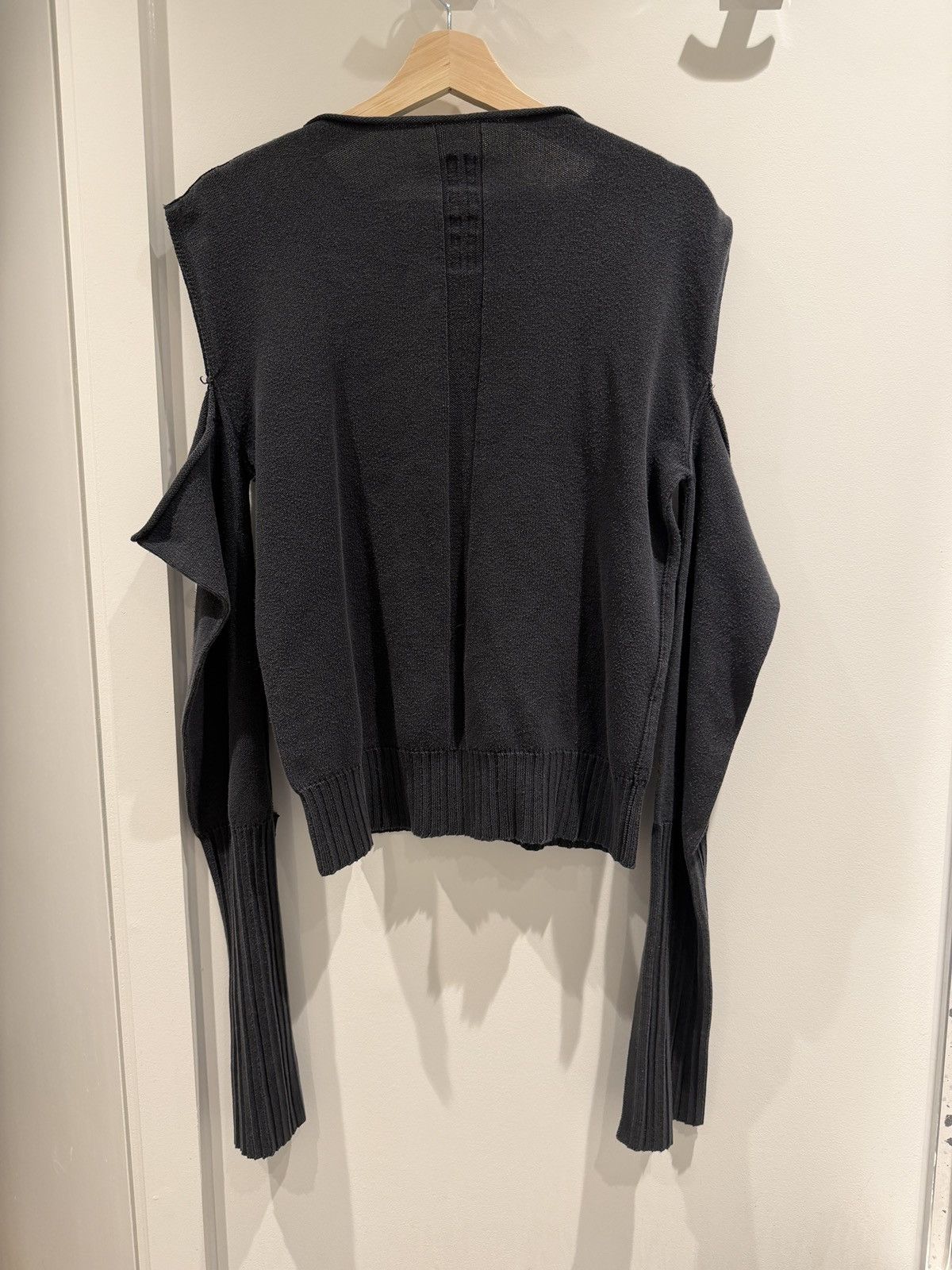 Rick Owens Rick Owens Distressed Knit Sweater Size US M / EU 48-50 / 2 - 2 Thumbnail