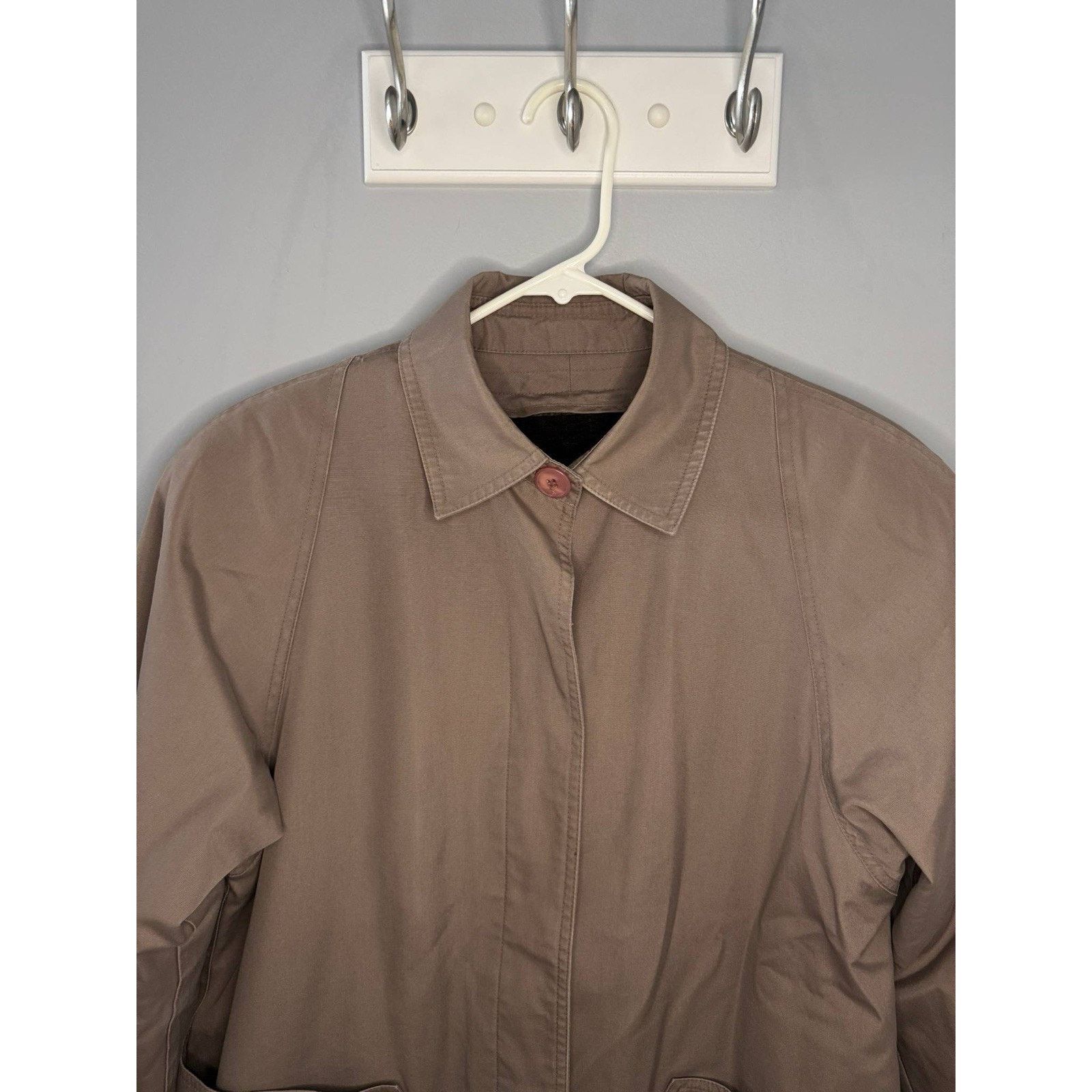 London Fog London Fog Beige Removable Liner Trench Chore Coat Womens 6R Size M / US 6-8 / IT 42-44 - 12 Thumbnail