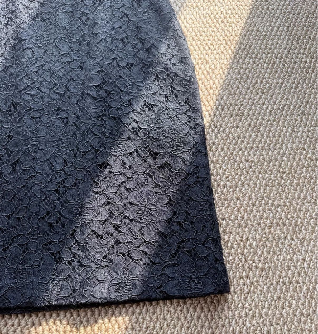 Comme des Garcons COMME des GARÇONS Black Lace Bodycon Skirt K23 Size 25" / US 0 / IT 36 - 3 Thumbnail