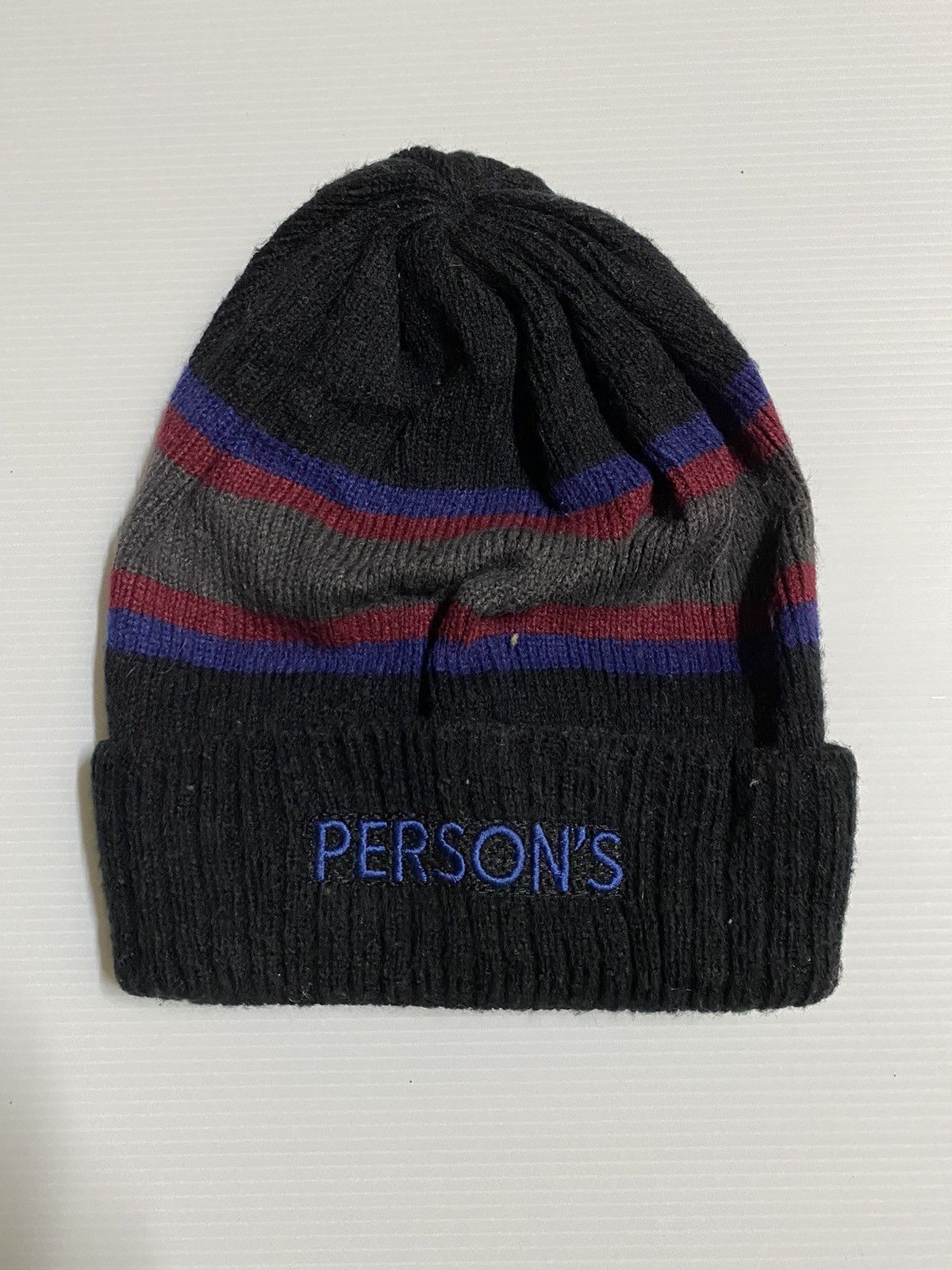 PERSON'S Person’s Embroidery Beanie Hat Size ONE SIZE - 1 Thumbnail