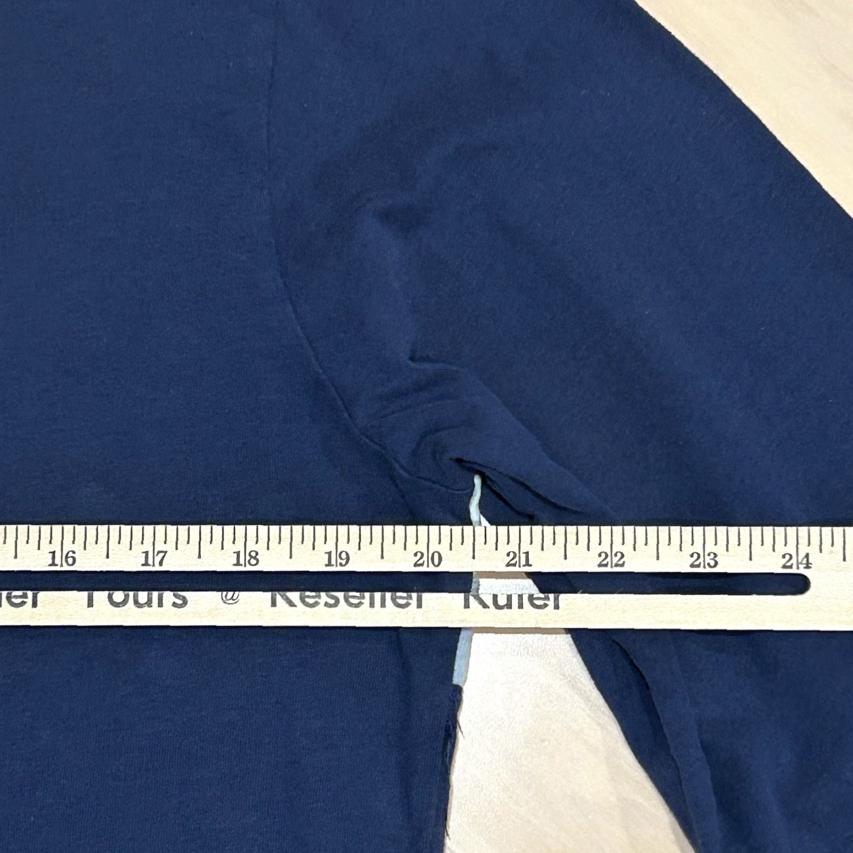 Marine Layer VINTAGE Marine Layer Navy Rugby Polo Shirt Long Sleeve Stain Men’s M/L Navy, Blue Knit Cotton Polo Shirt Rugby Shirt Mens M/L Size US M / EU 48-50 / 2 - 6 Thumbnail