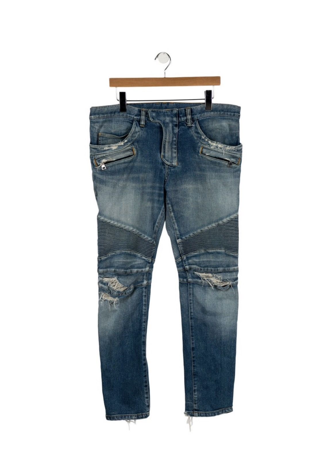 Balmain Balmain moto jeans Size US 36 / EU 52 - 1 Thumbnail