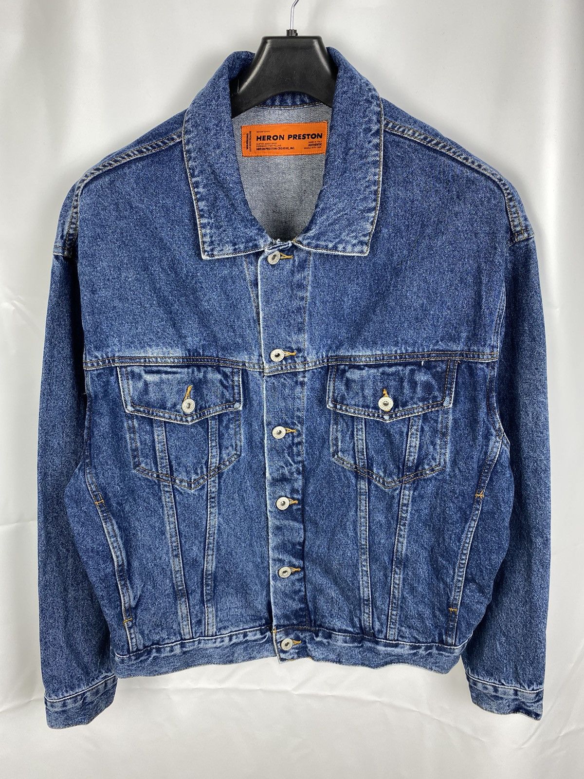 Heron Preston Heron Preston Denim Airbrush Heron Jacket Printed size S Size US S / EU 44-46 / 1 - 2 Thumbnail