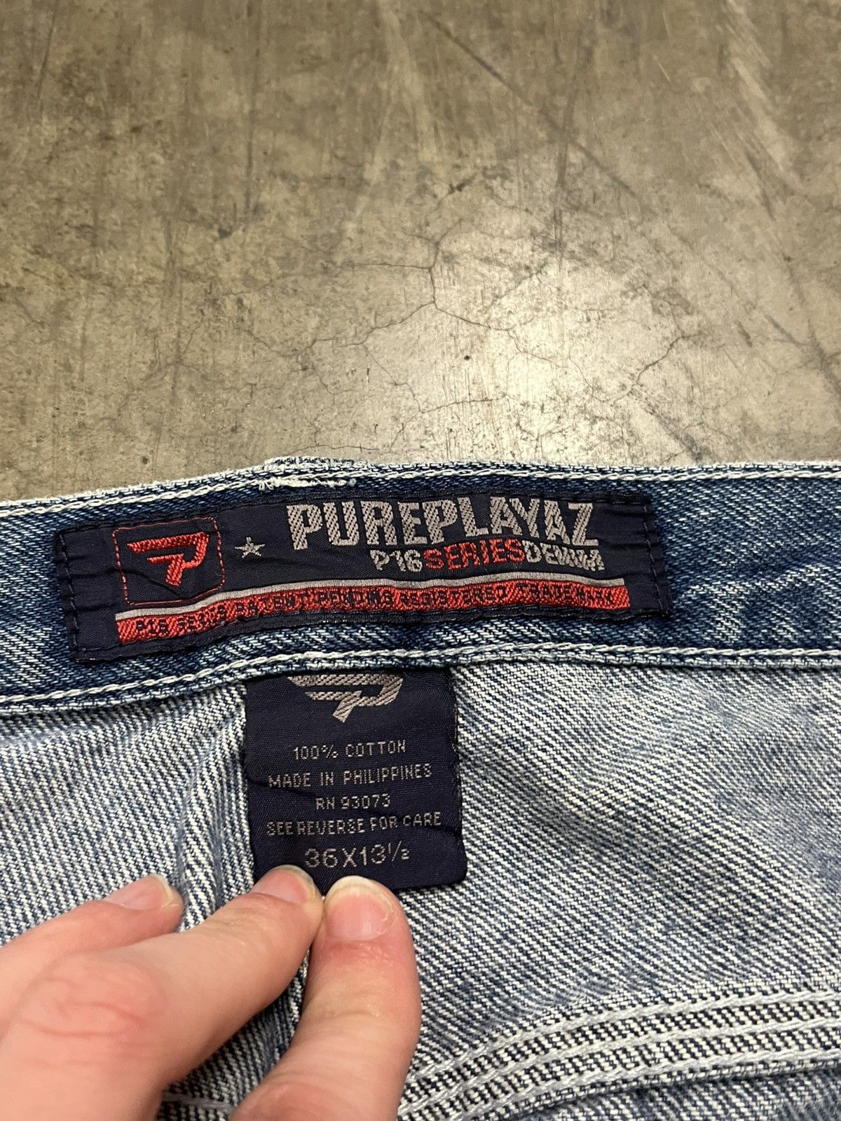 JNCO × Vintage Y2K pure playz baggy jorts carpenter cargo skater hype rare Size US 36 / EU 52 - 11 Thumbnail