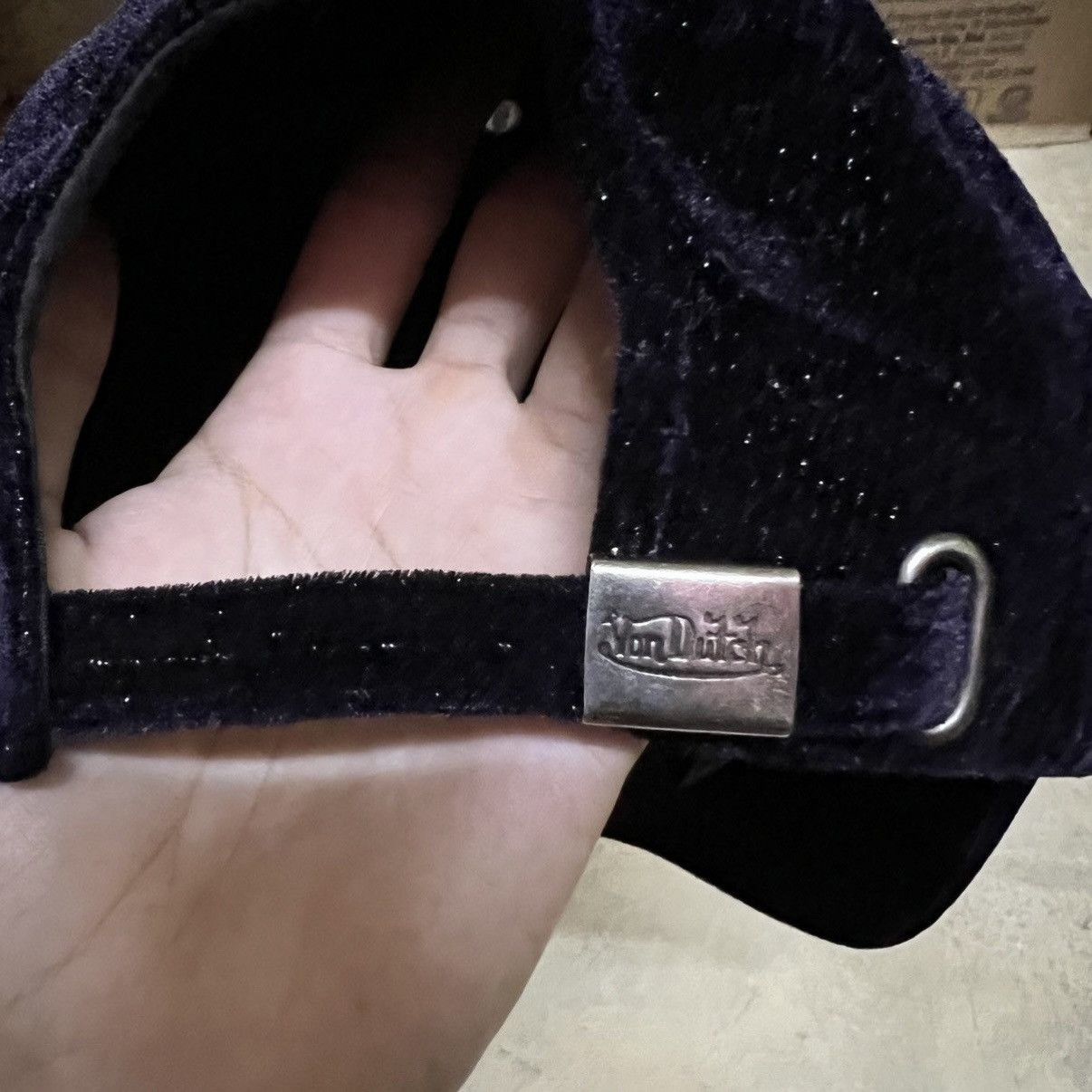 Von Dutch Von Dutch Big Logo Cap Distressed Style Size ONE SIZE - 5 Thumbnail