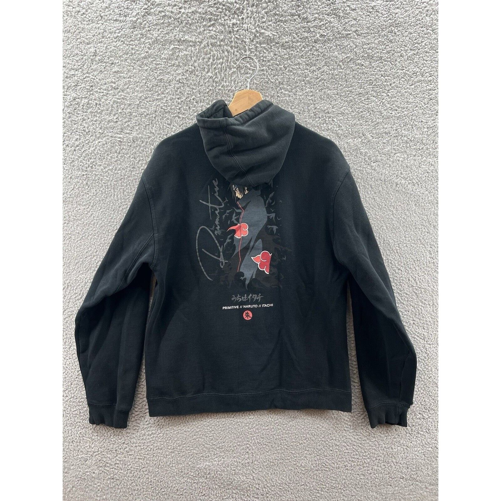 Primitive Primitive Naruto Hoodie Sweatshirt Anime Itachi Uchiha Size US M / EU 48-50 / 2 - 2 Thumbnail