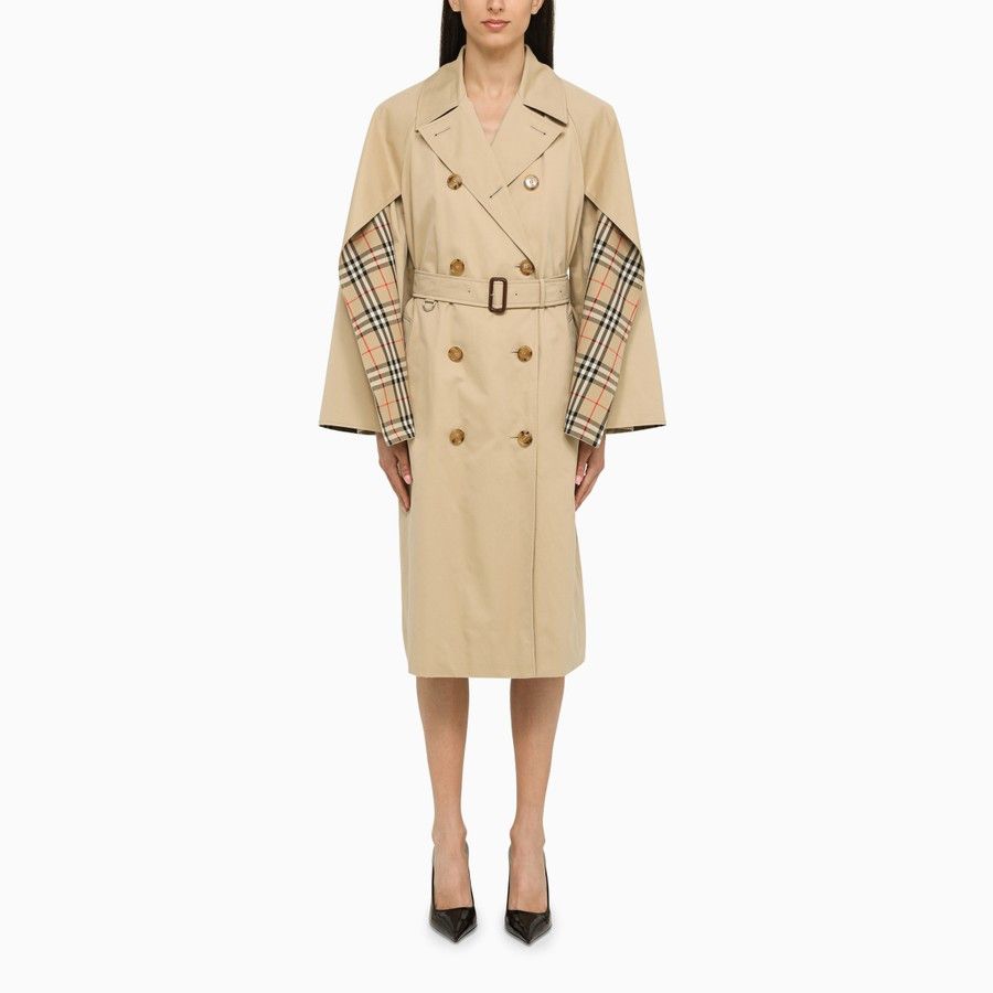 image of Burberry O1D2Blof0224 Trench Coat In Beige, Women's (Size XS)