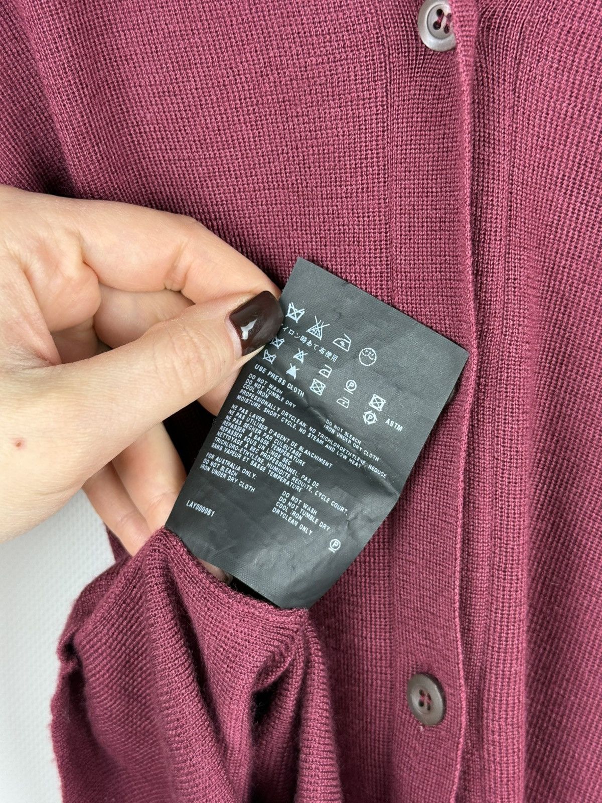 Prada Prada Ladies Cashmere Silk Long Sleeve Cardigan Sweater Size S / US 4 / IT 40 - 12 Thumbnail
