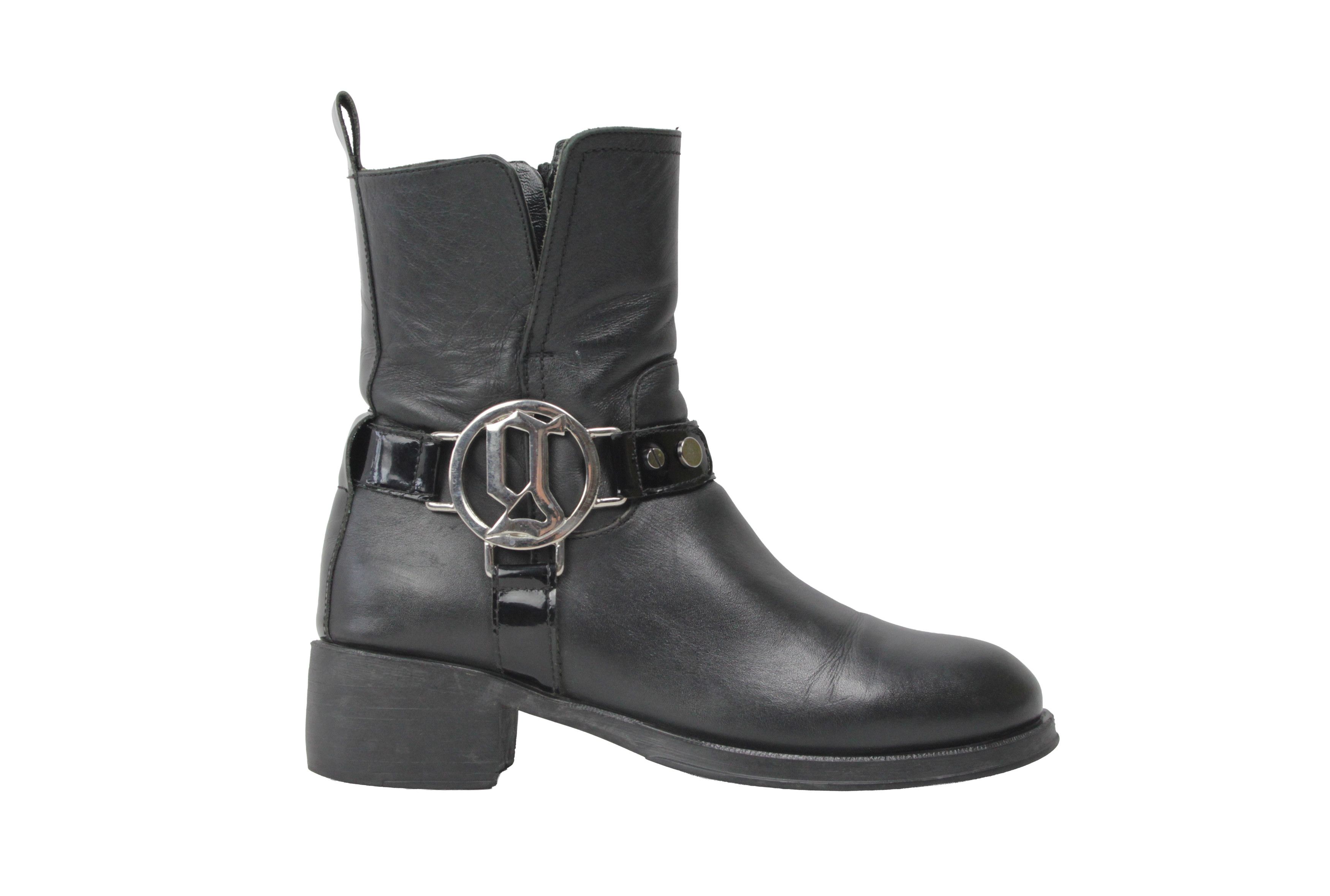 John Galliano Y2K Harness Biker Boots Size US 6 / IT 36 - 1 Thumbnail