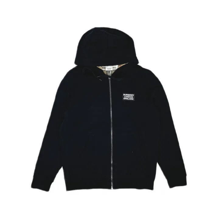 Burberry Burberry Burberry Black Logo Hoodie for Men-2507 Size US M / EU 48-50 / 2 - 2 Thumbnail