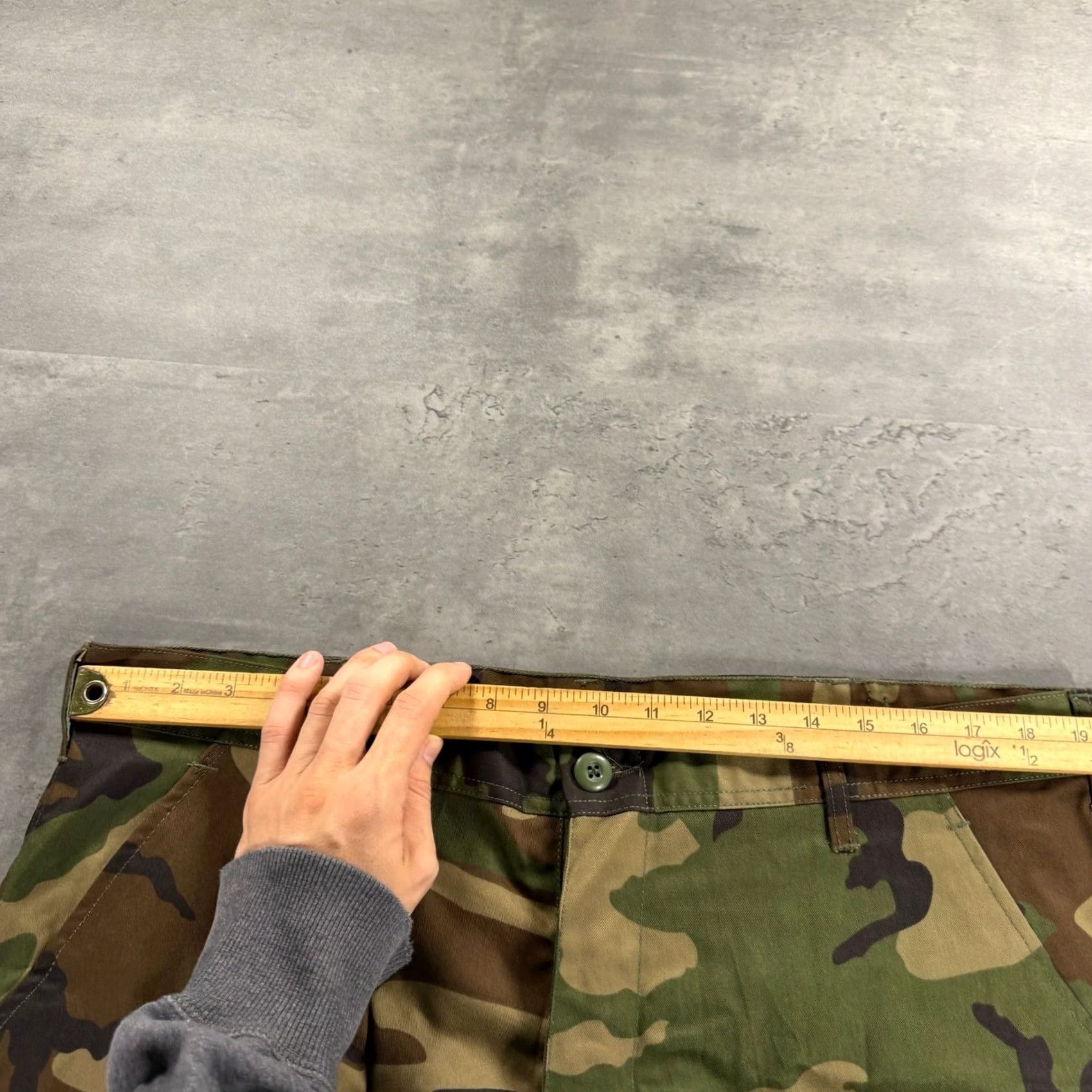 Backbone Backbone Cargo Pants Mens L 38x33 Woodland Camo Adjustable Waist Straight Leg Size US 38 / EU 54 - 7 Thumbnail