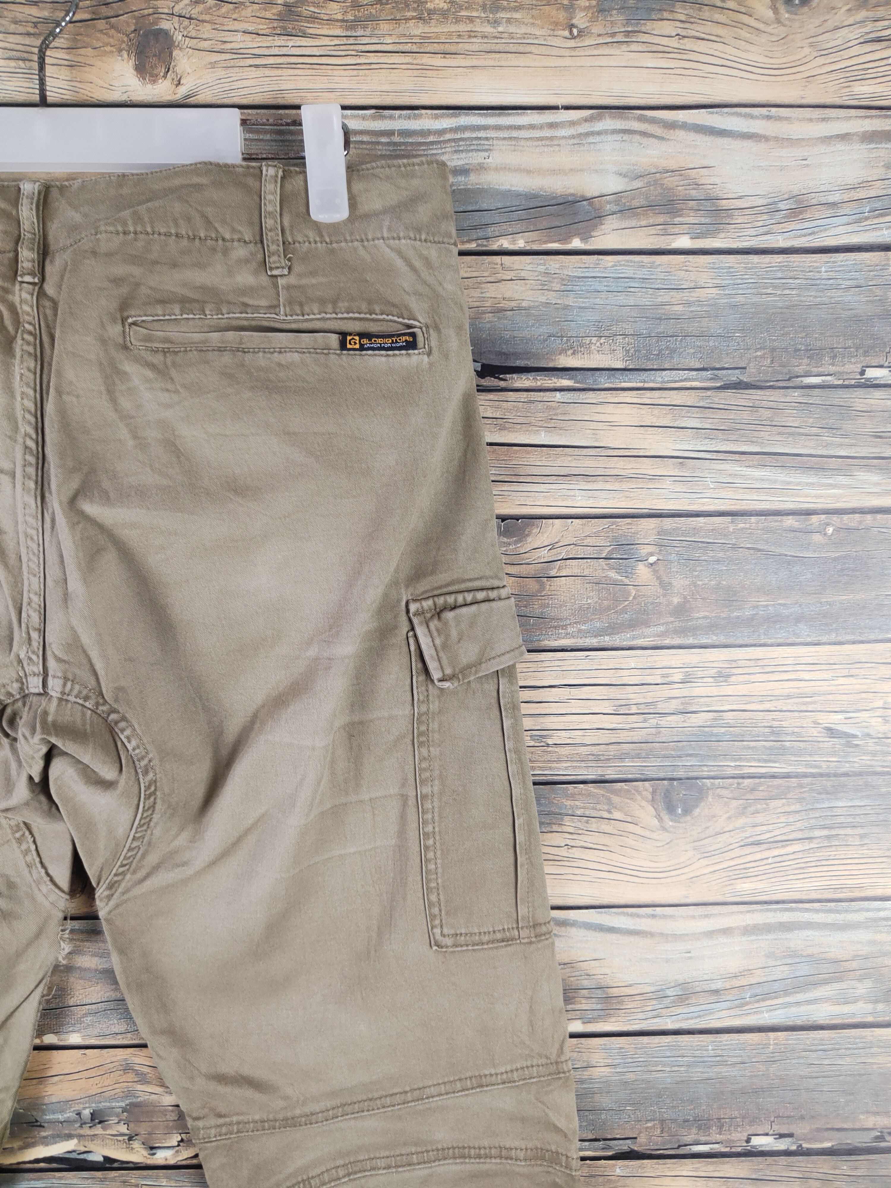 Japanese Brand DL Gladiator Beige Multipocket Cargo Pants #46-267T Size US 34 / EU 50 - 11 Thumbnail