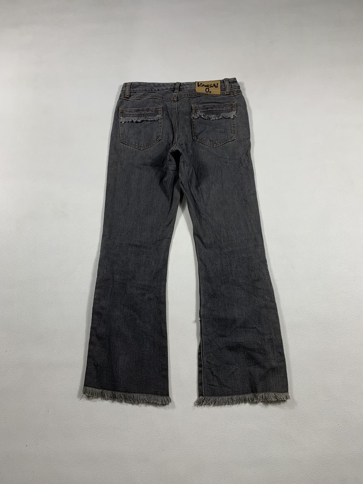 Yohji Yamamoto Kansai o2 Bootcut Jeans Size 29" - 6 Thumbnail