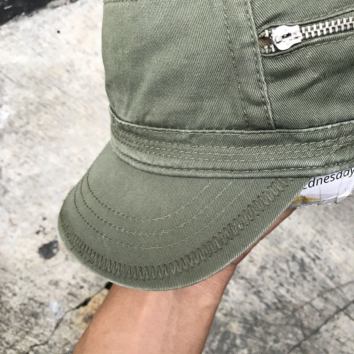 Unsound Rags Army green cadet hat. Unique design Size ONE SIZE - 21 Thumbnail