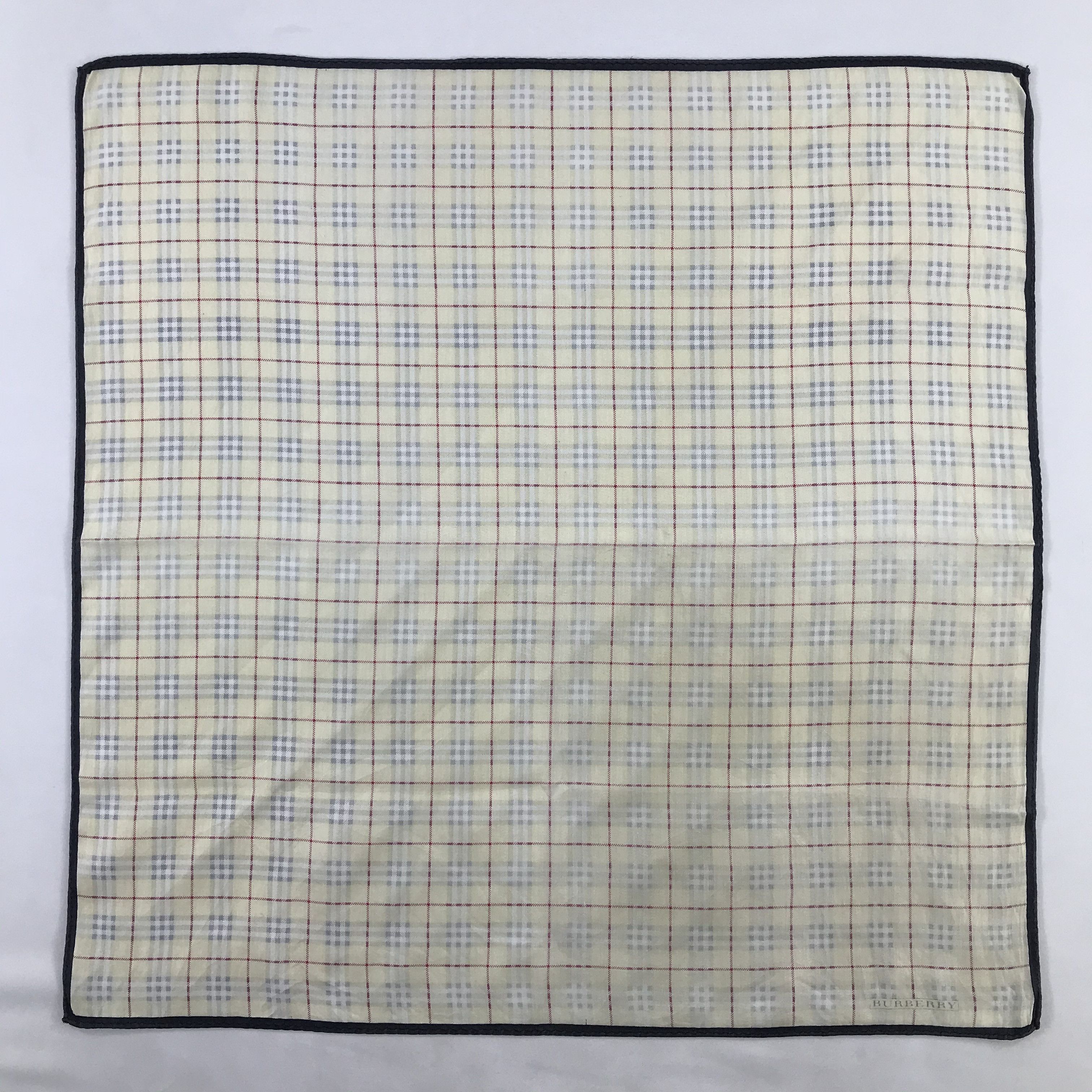 Burberry × Vintage Burberry Bandana / Handkerchief / Neckerchief - S1090 Size ONE SIZE - 1 Thumbnail