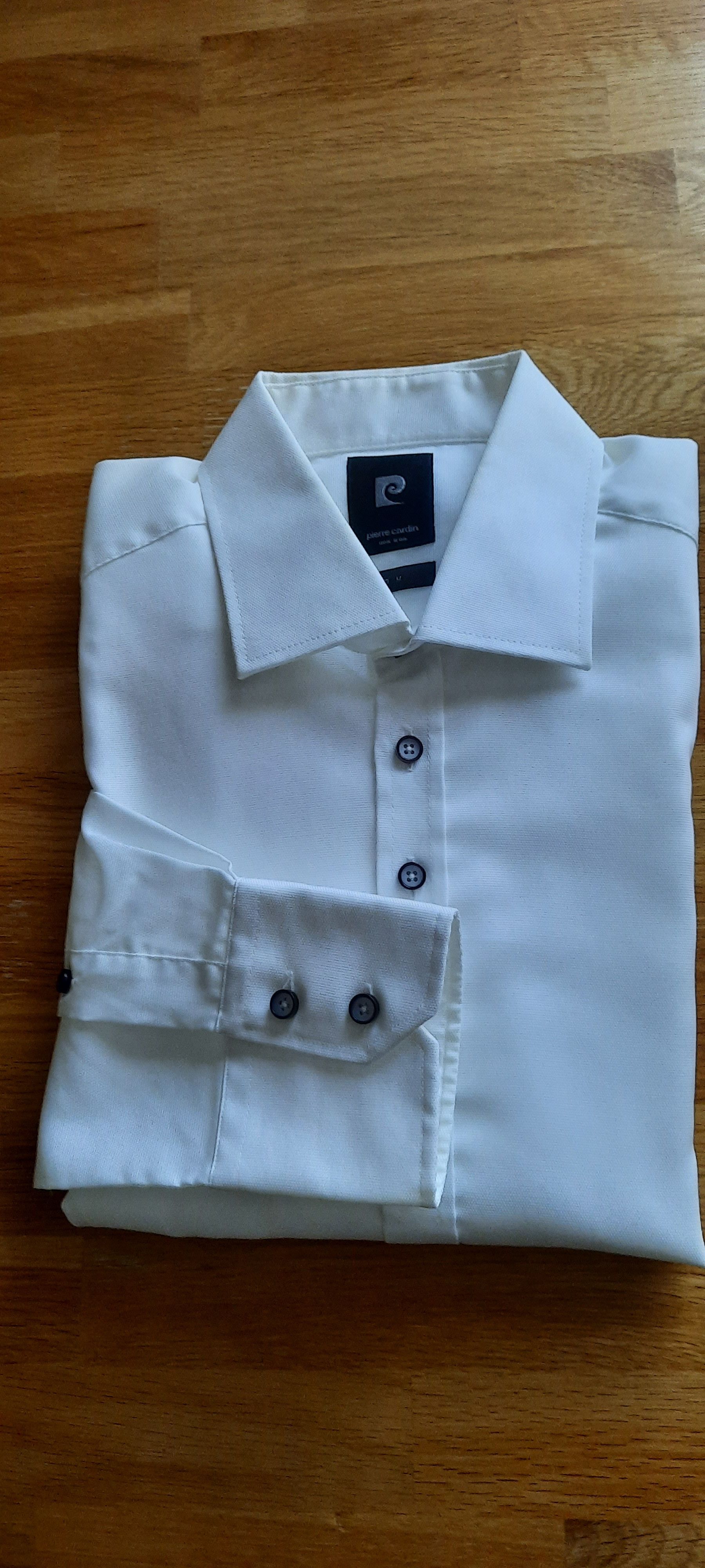 Pierre Cardin PIERRE CARDIN Men's Shirt Long Sleeve White 40 M Size US M / EU 48-50 / 2 - 7 Thumbnail